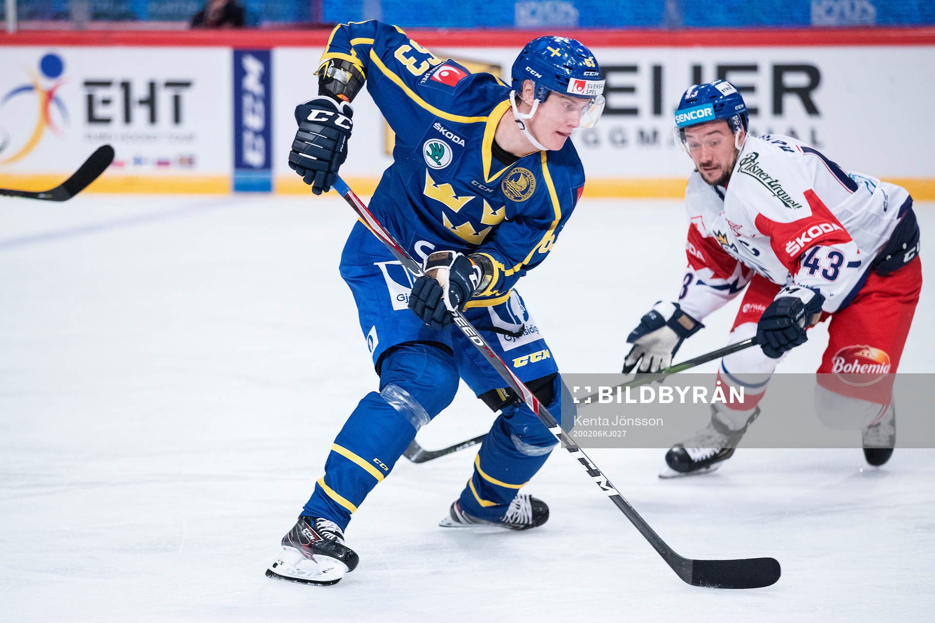 Fredrik Händemark of Sweden and Jan Kovar of Czech Republic