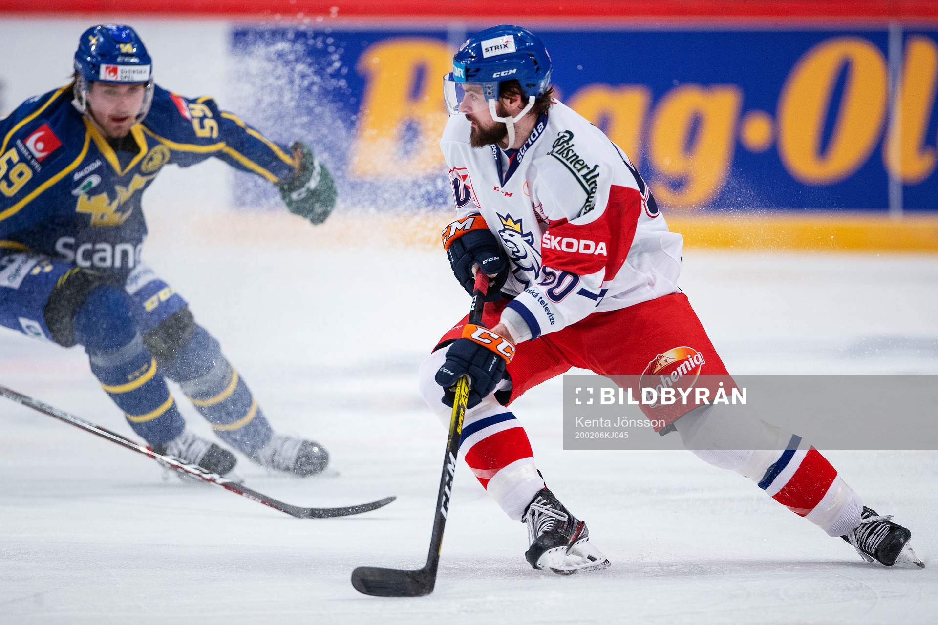 Roman Horak of Czech Republic and Linus Johansson of Sweden