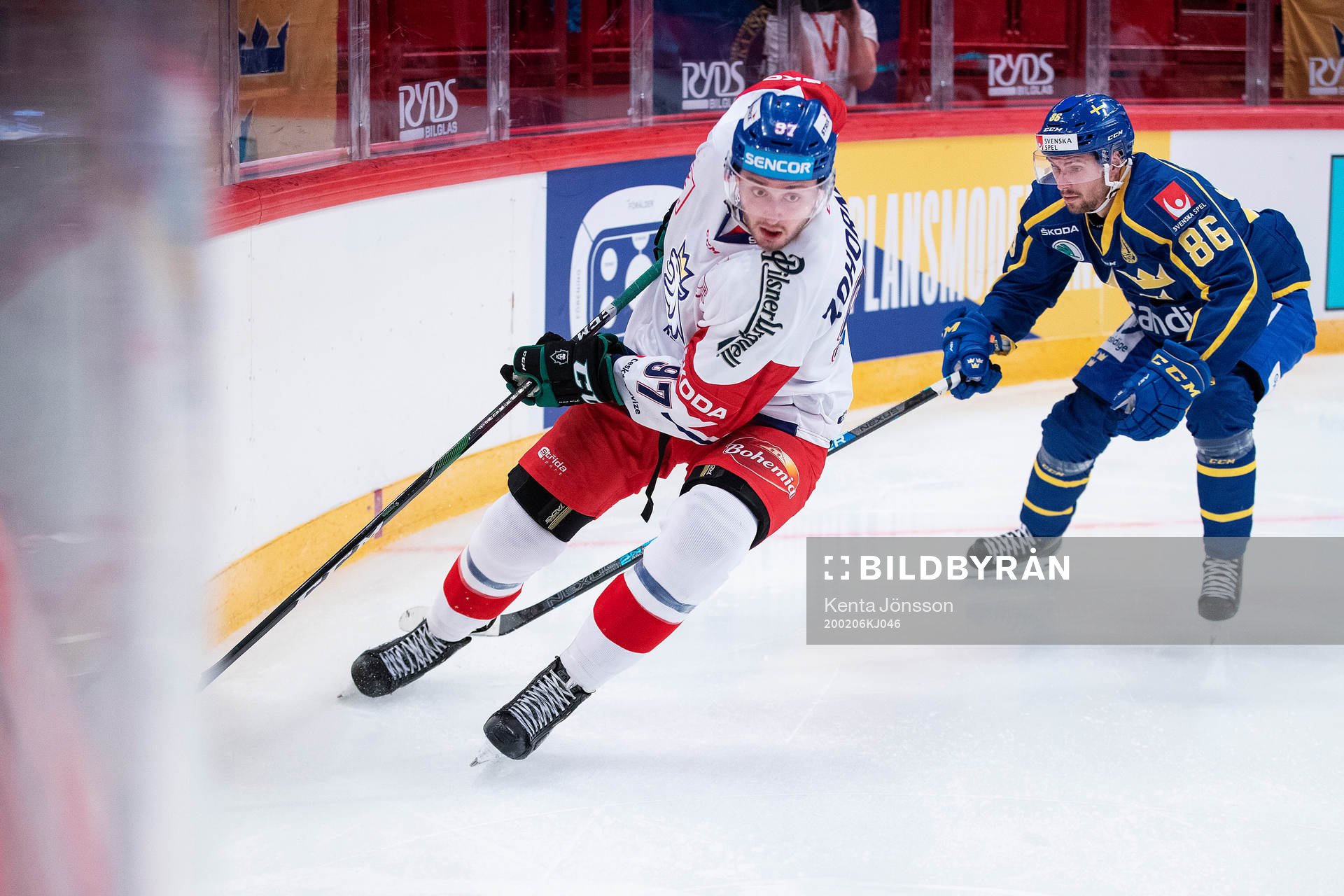 Radim Zohorna of Czech Republic and Mathias Bromé of Sweden