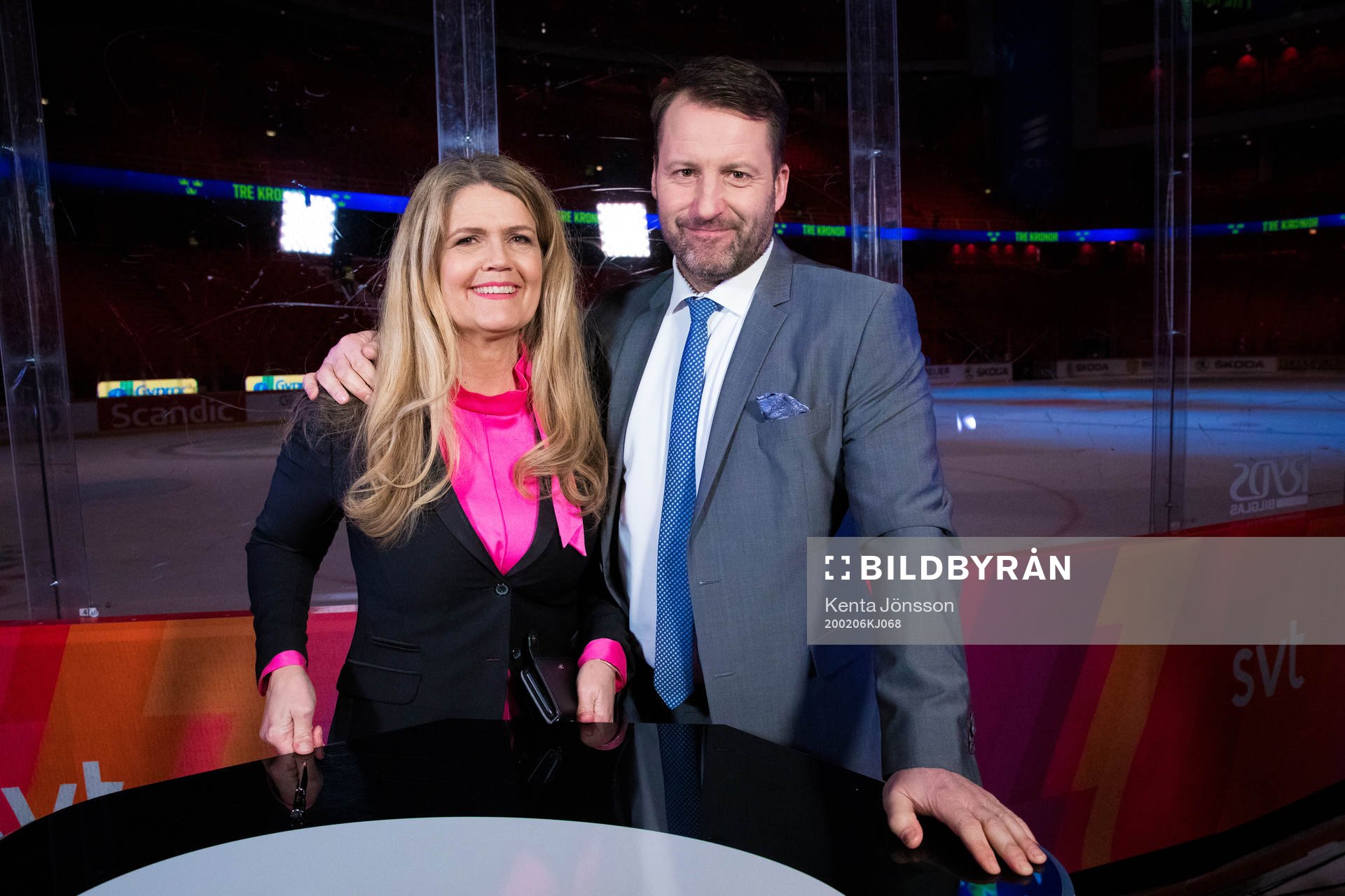 SVT Marie Lehmann and SVT expert Mikael Renberg