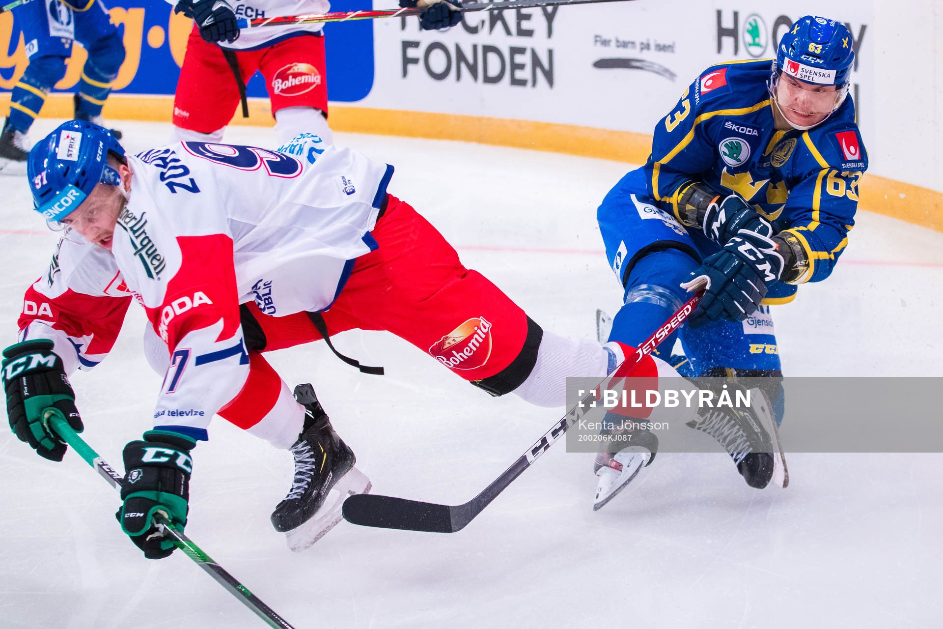 Radim Zohorna of Czech Republic and Fredrik Händemark of