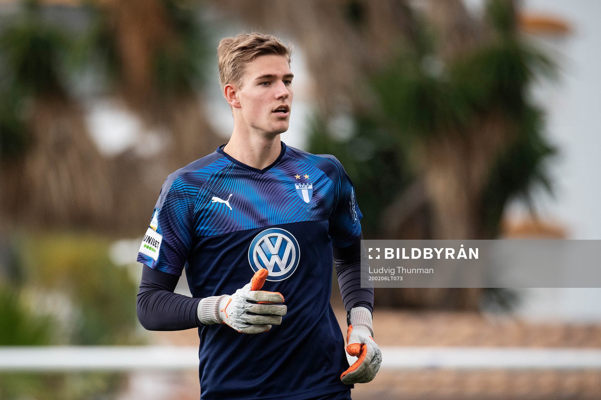 goalkeeper Mathias Nilsson of Malmö FF