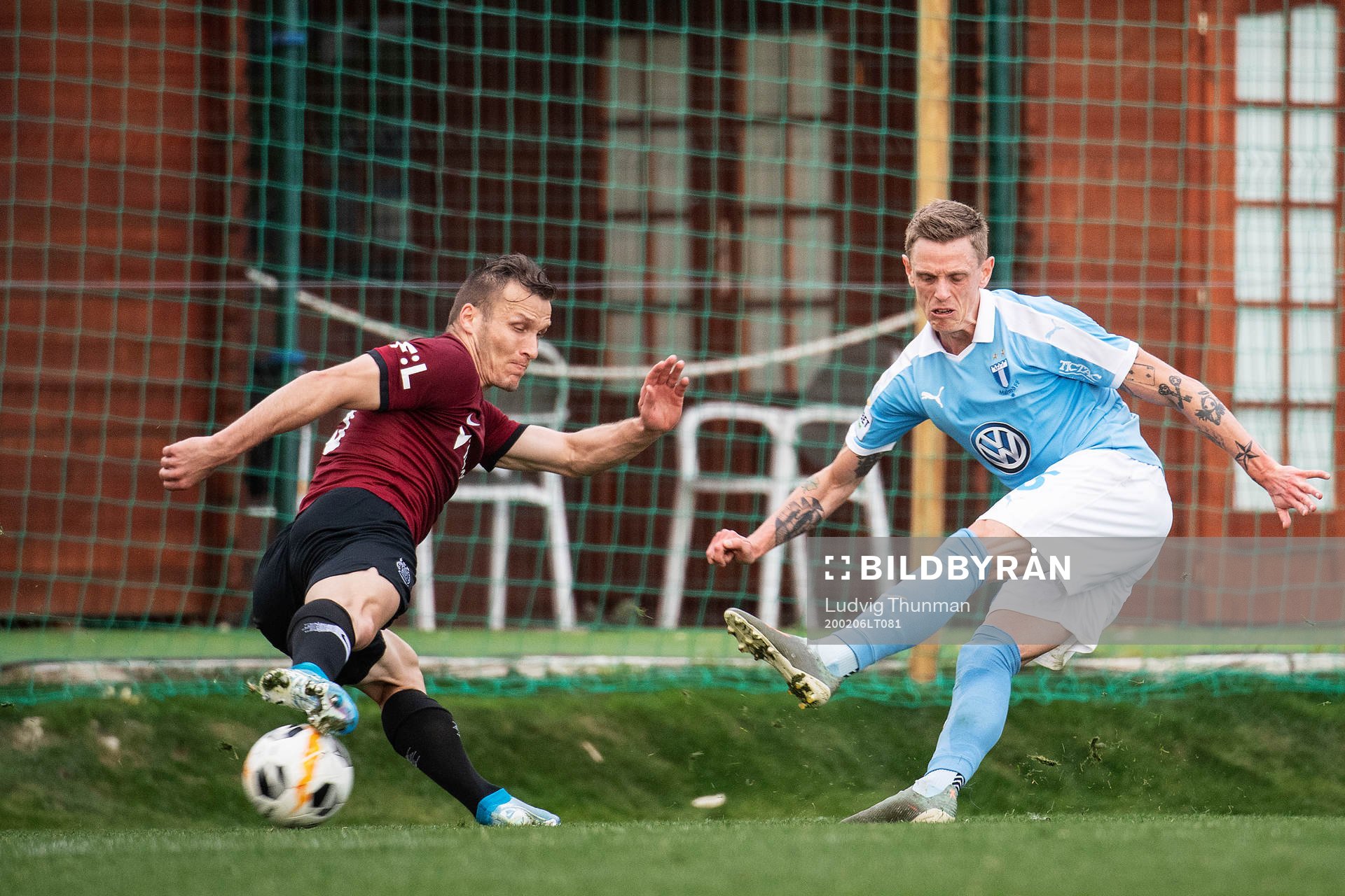 Adam Karabec of Sparta Prauge and Sören Rieks of Malmö FF