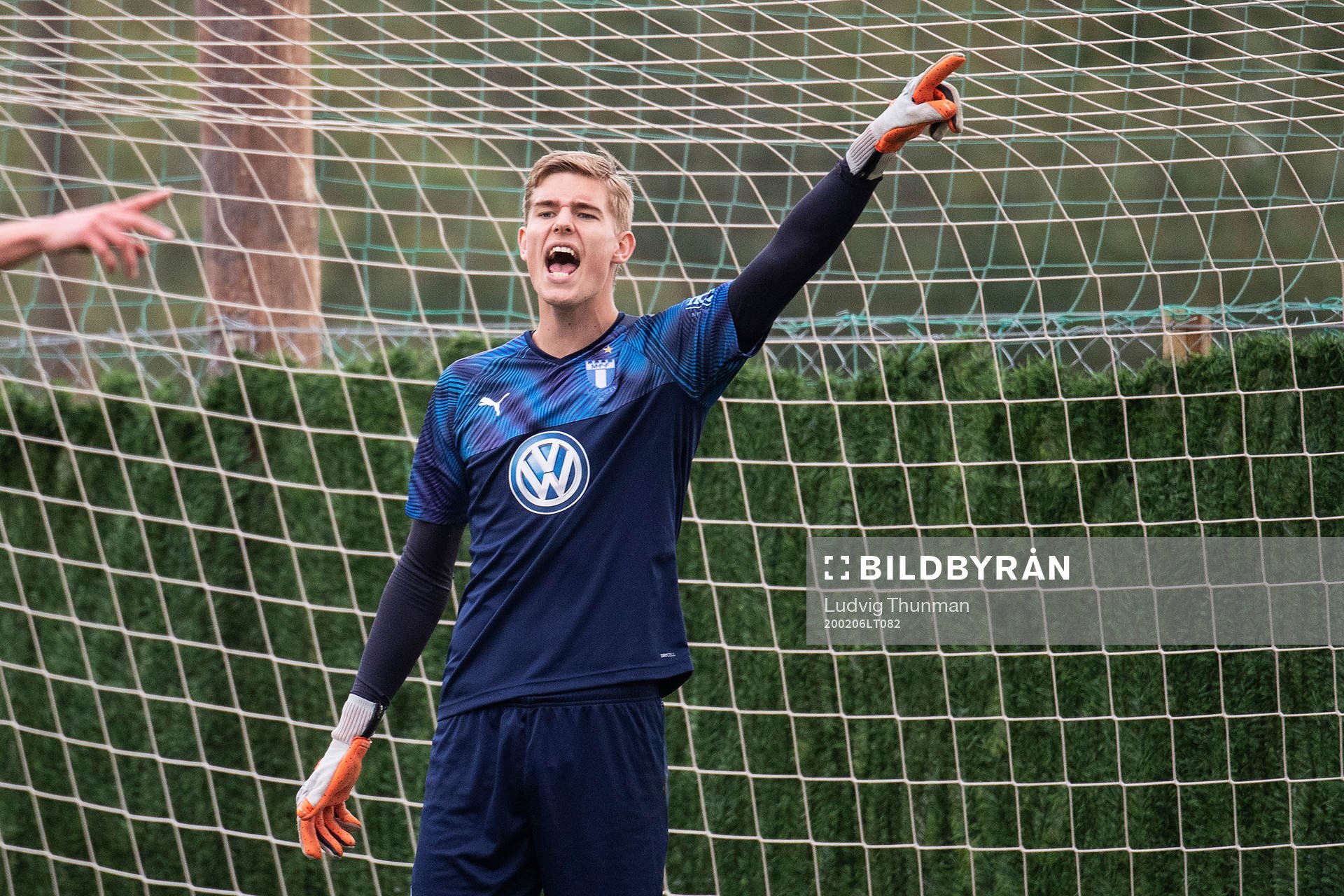 goalkeeper Mathias Nilsson of Malmö FF