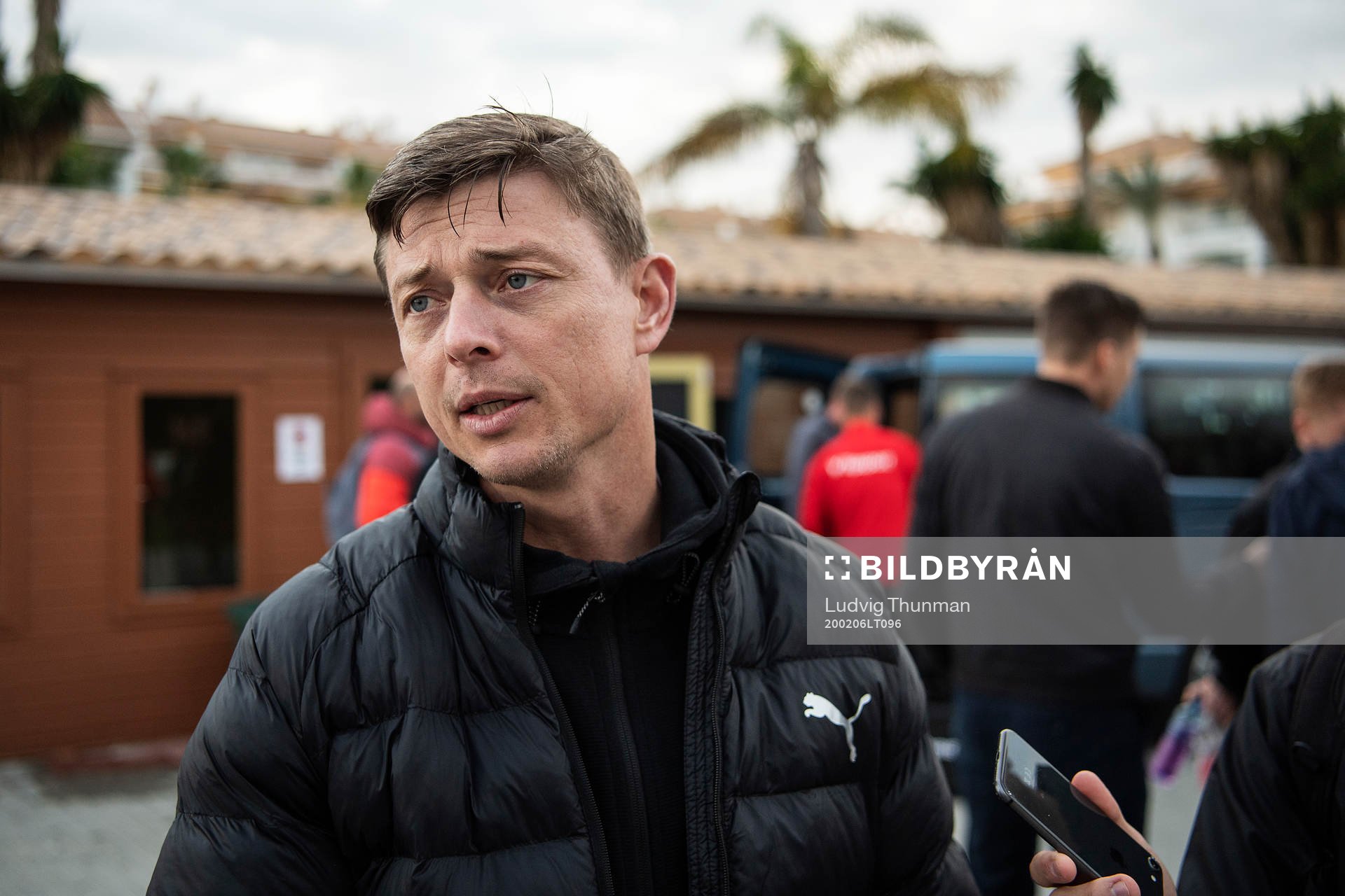Jon Dahl Tomasson, head coach of Malmö FF is being interviewed after the friendly match between Malmö FF and Sparta Prague on February 6, 2020 in Marbella.