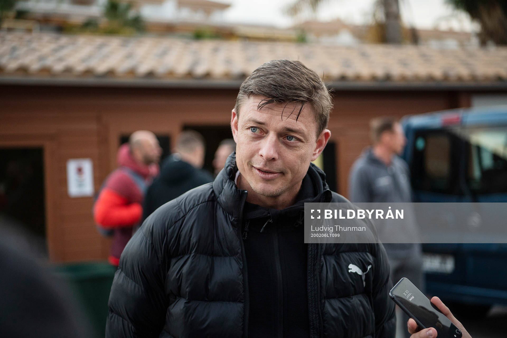 Jon Dahl Tomasson, head coach of Malmö FF is being interviewed after the friendly match between Malmö FF and Sparta Prague on February 6, 2020 in Marbella.