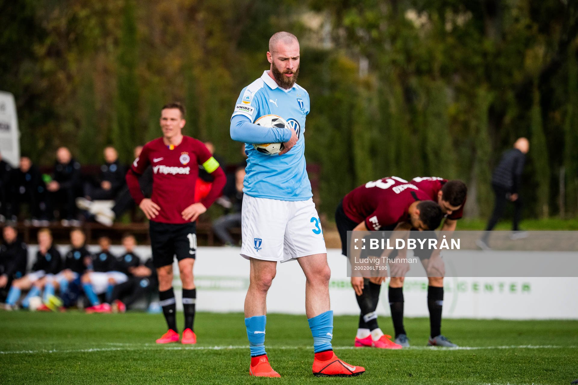 Jo Inge Berget Malmö FFs prepares to shoot a penalty