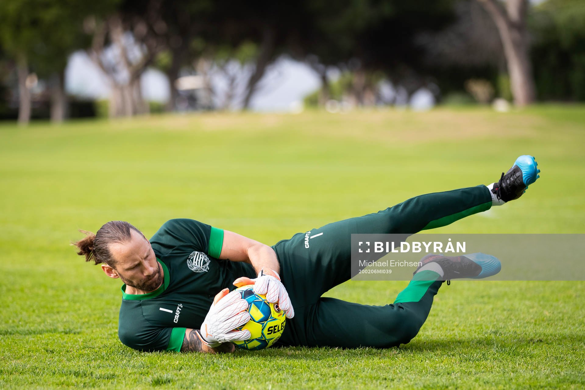 Hammarbys målvakt Johan Wiland