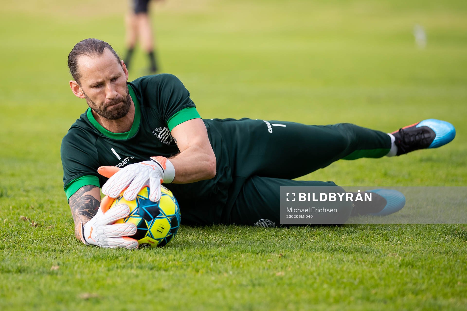 Hammarbys målvakt Johan Wiland