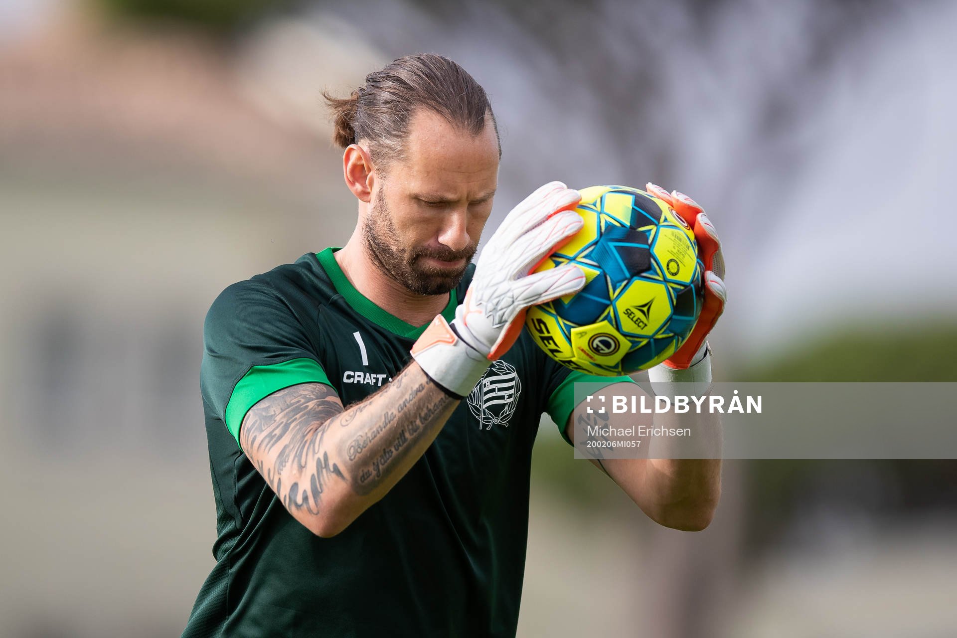 Hammarbys målvakt Johan Wiland