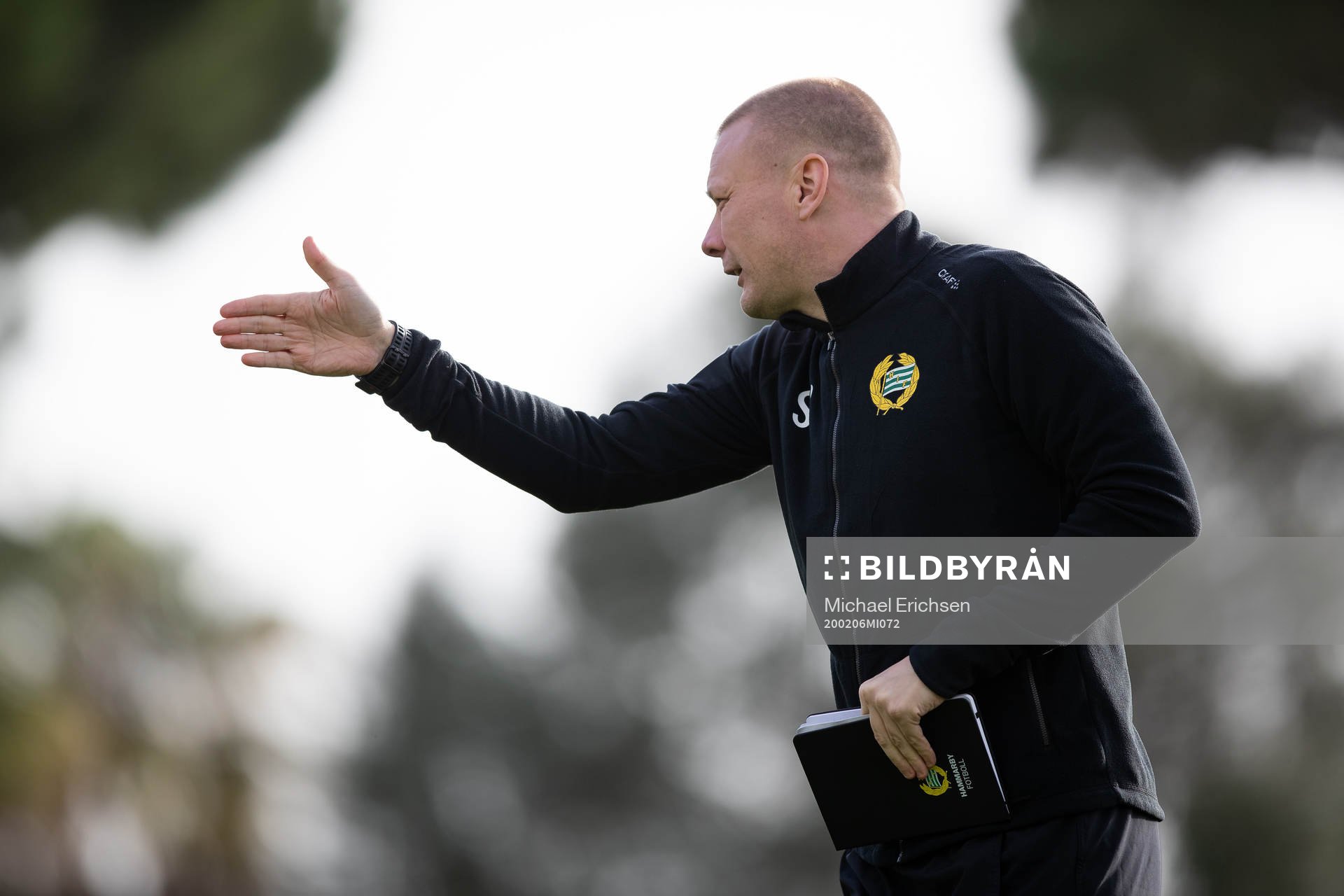 Hammarbys tränare Stefan Billborn