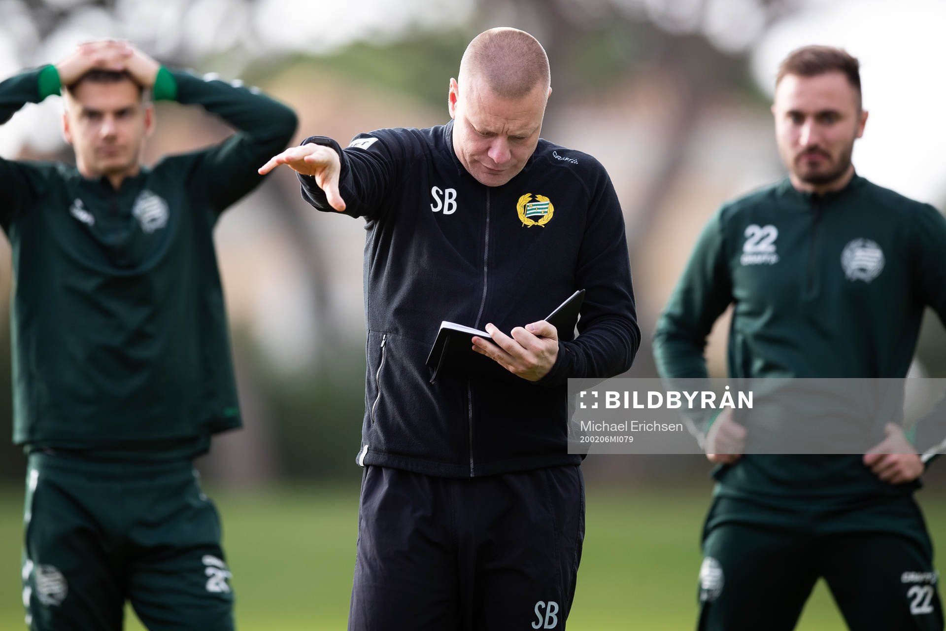 Hammarbys tränare Stefan Billborn