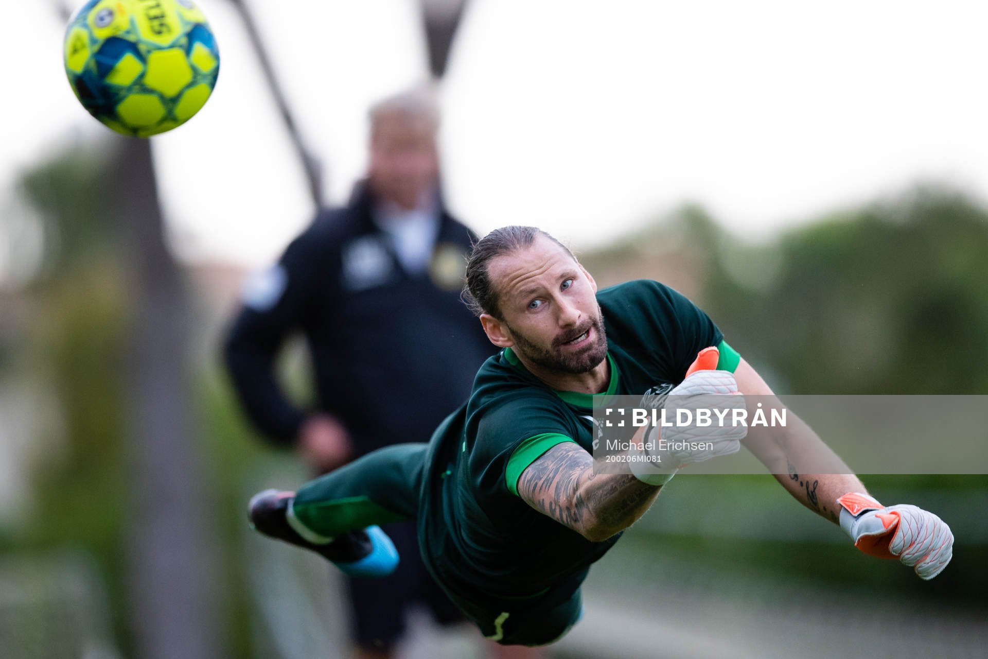 Hammarbys målvakt Johan Wiland