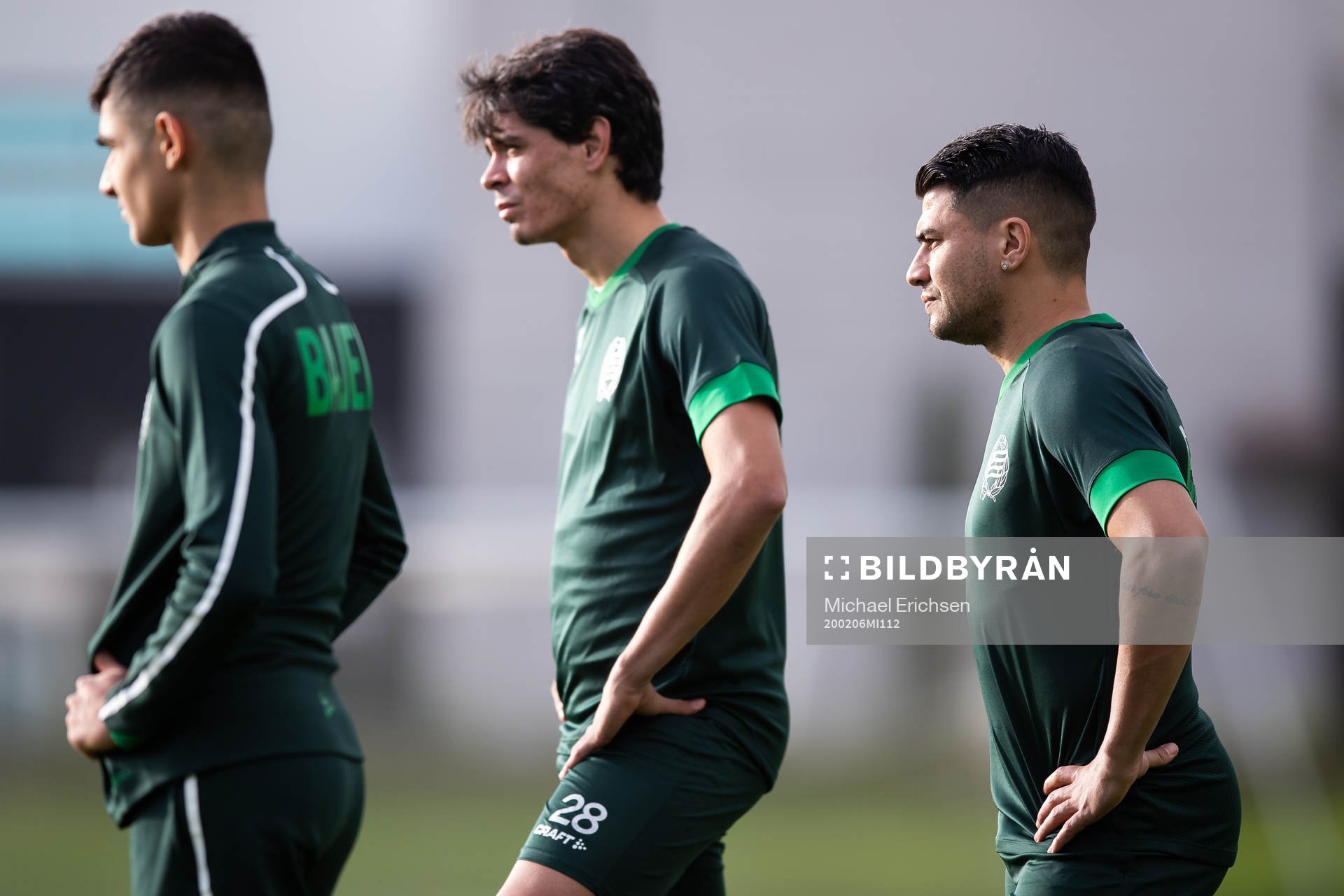 Hammarbys Jean Carlos de Brito och Paulinho t.h