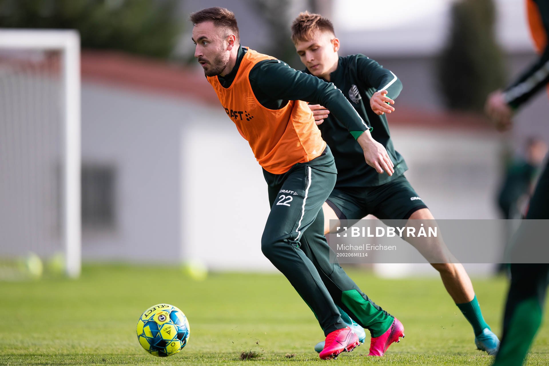 Hammarbys Muamer Tankovic och Oscar Krusnell