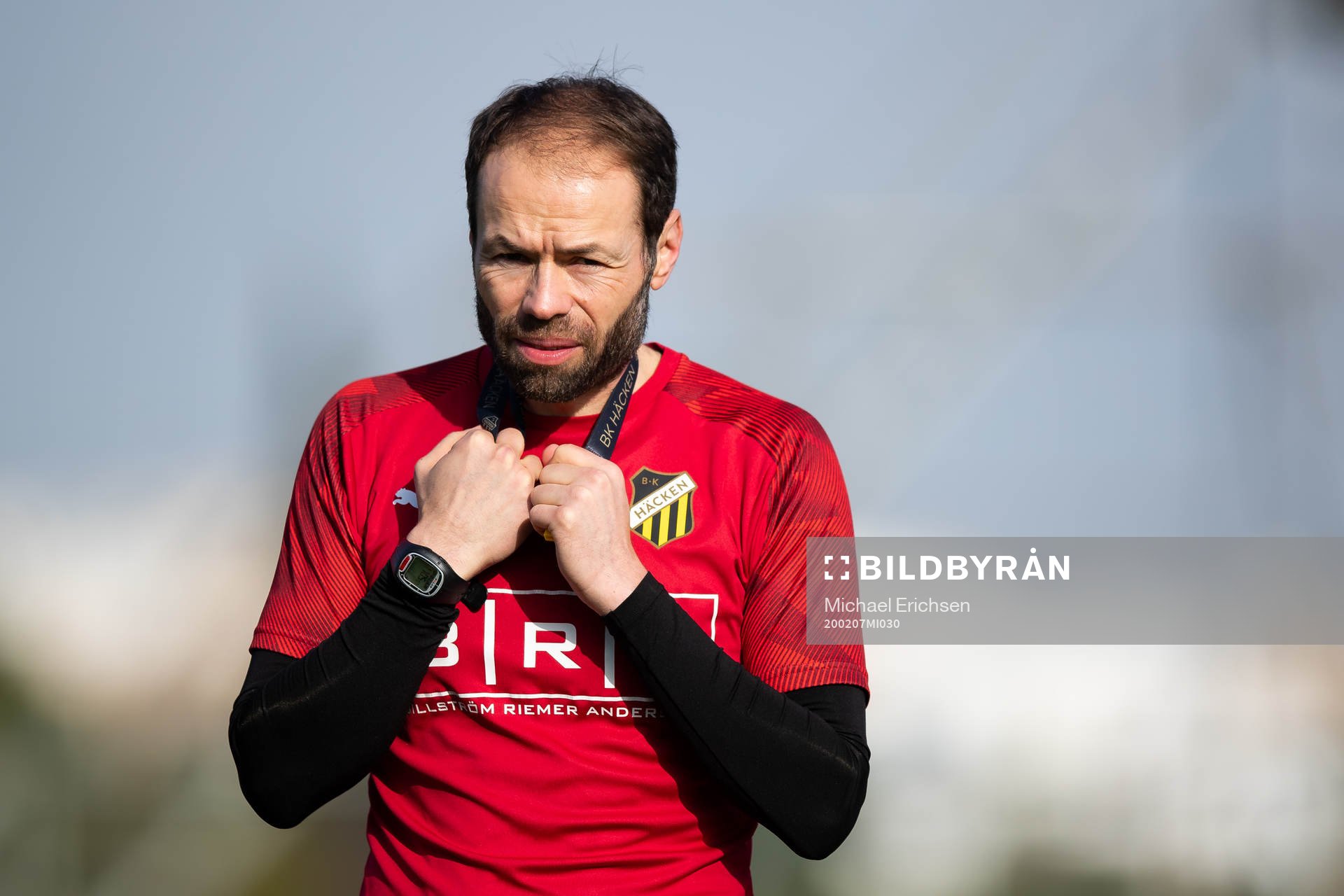 Häckens tränare Andreas Alm