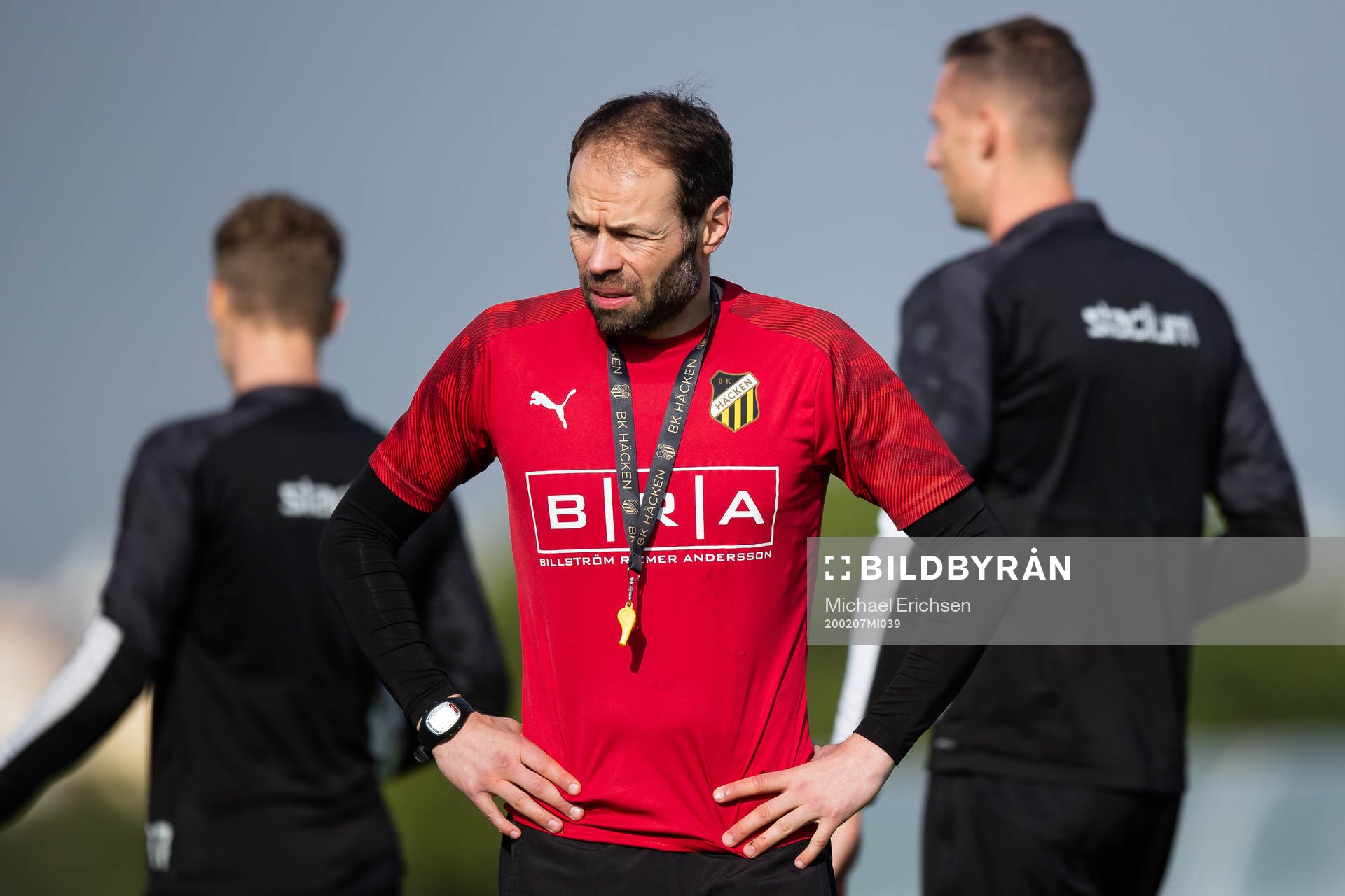 Häckens tränare Andreas Alm