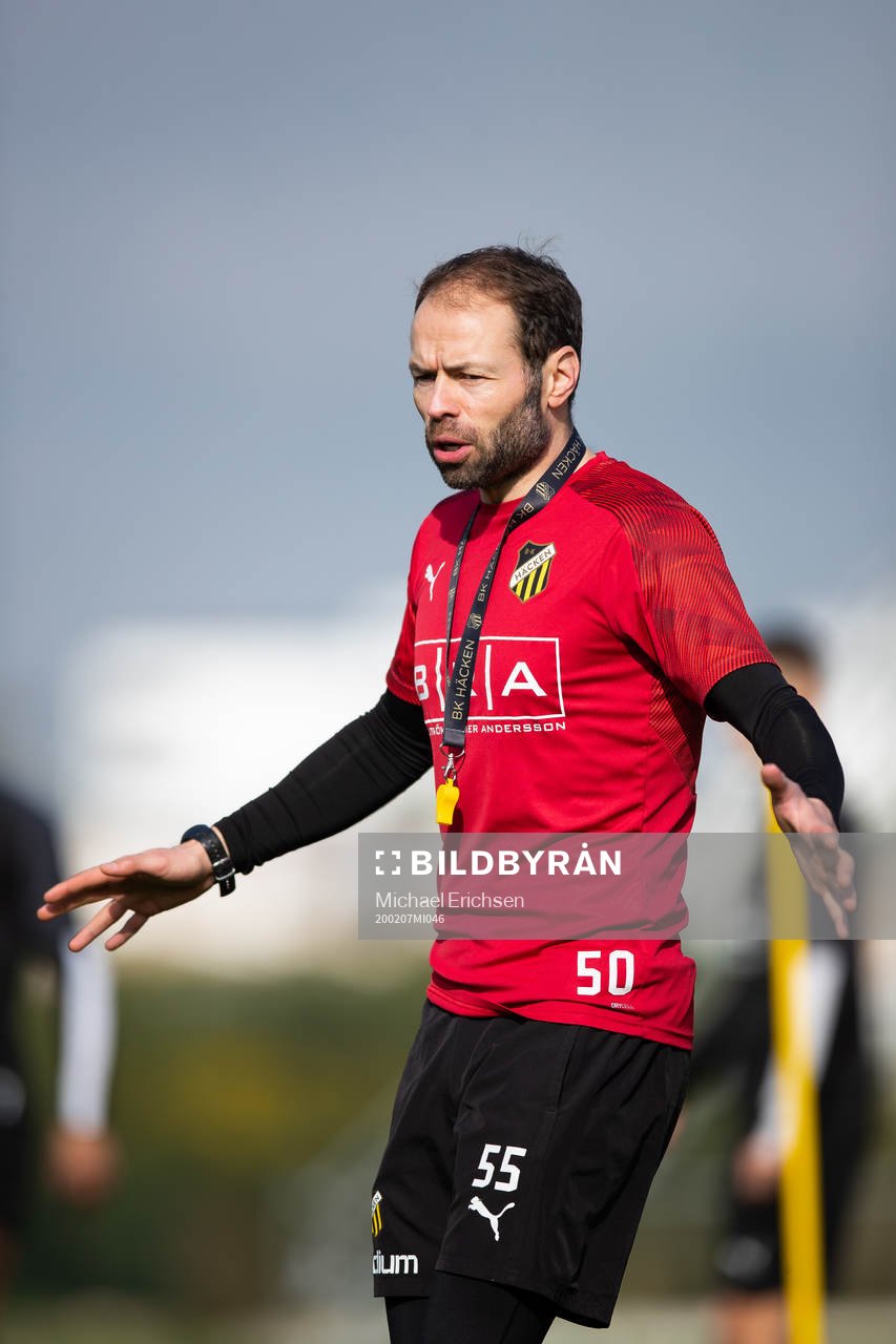 Häckens tränare Andreas Alm