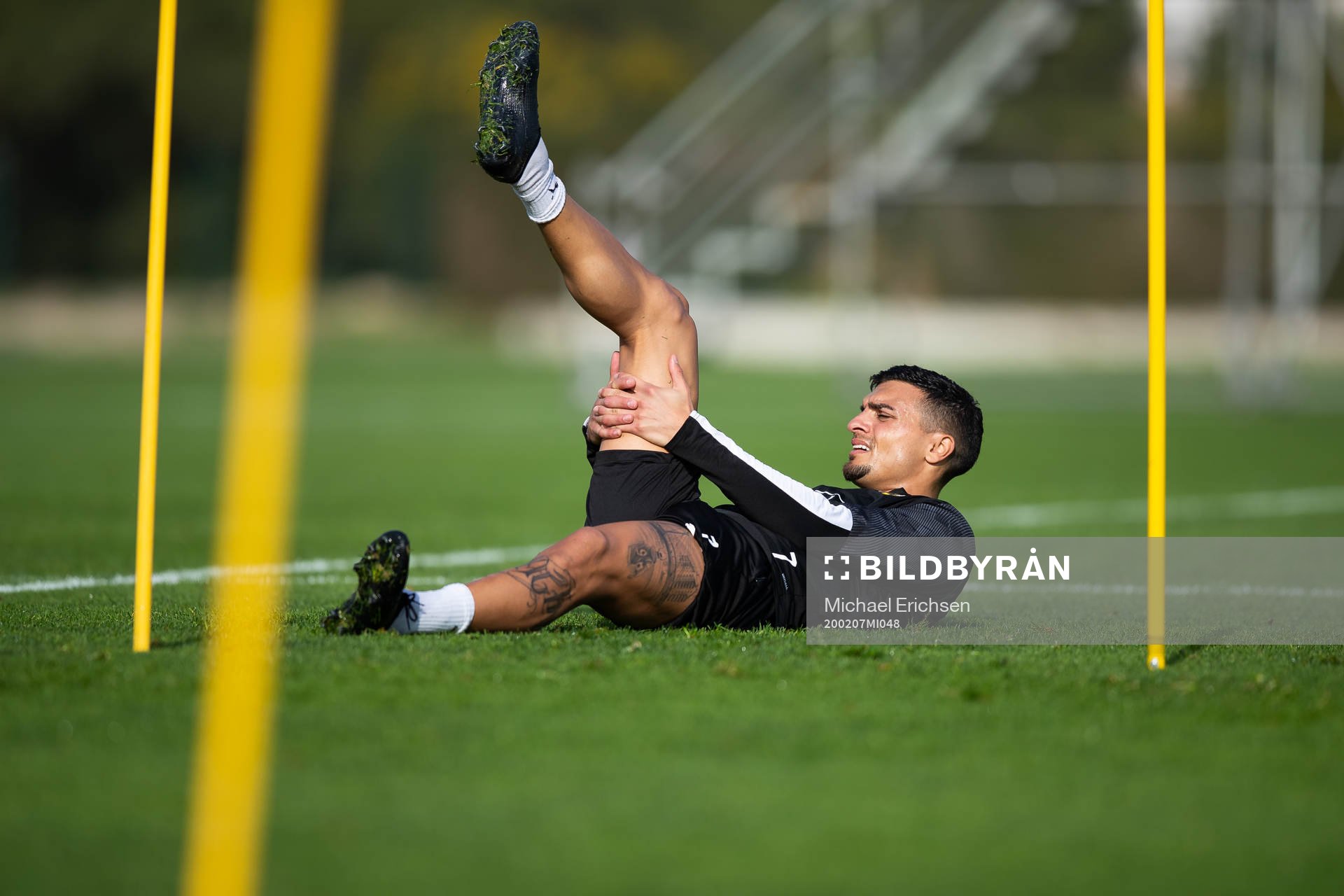 Häckens Ahmed Yasin stretchar