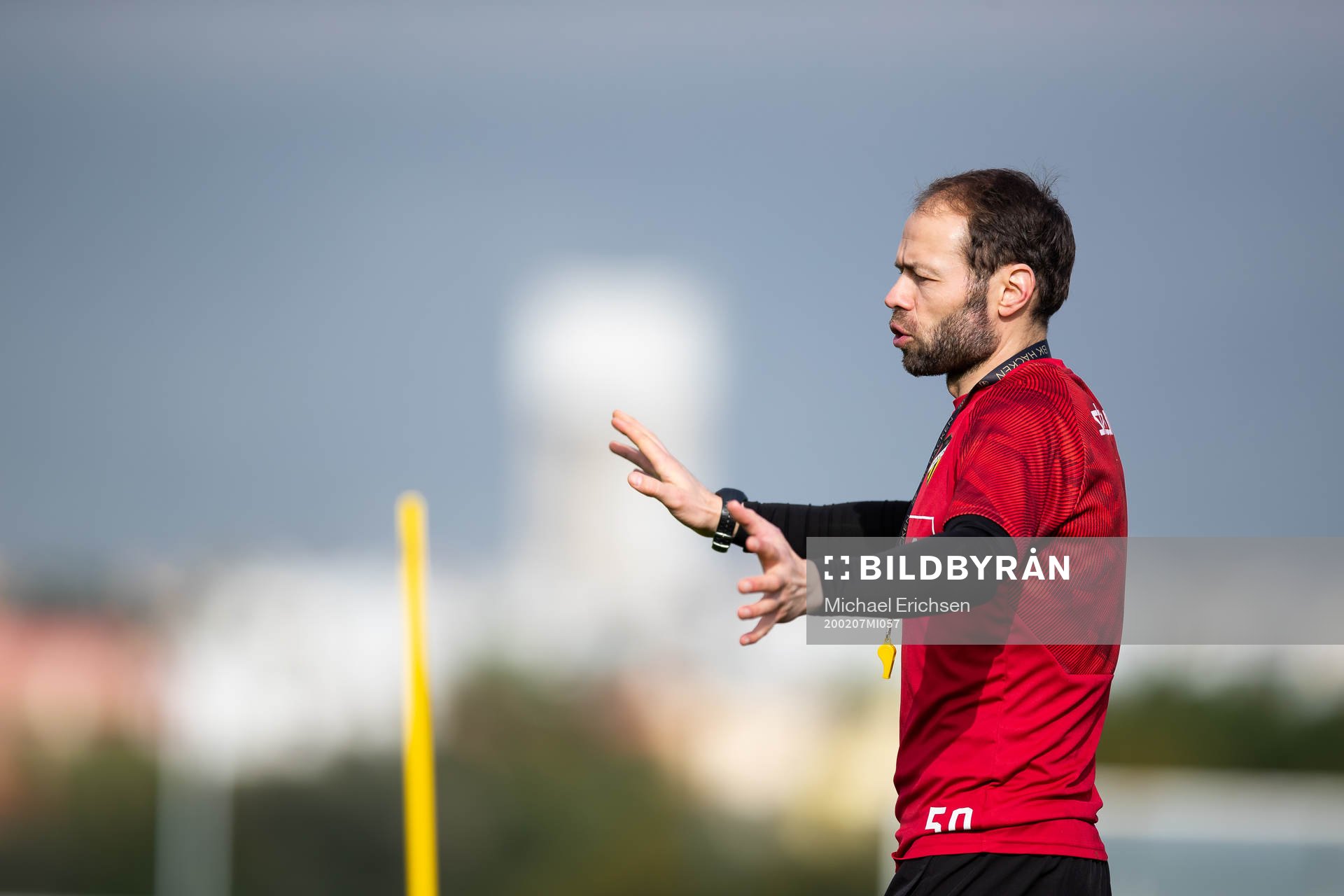 Häckens tränare Andreas Alm