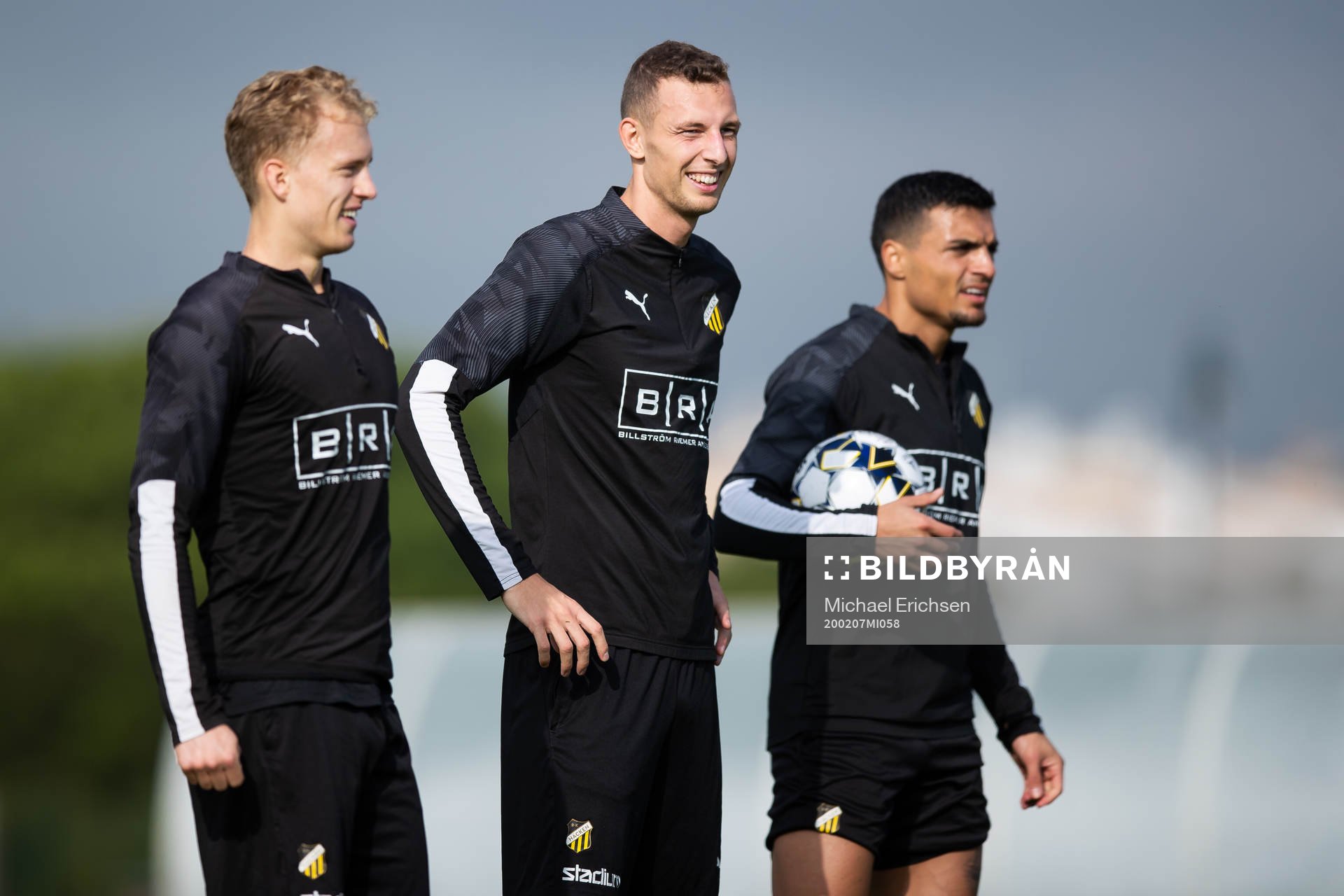 Häckens Gustav Berggren, Gustaf Nilsson och Ahmed Yasin