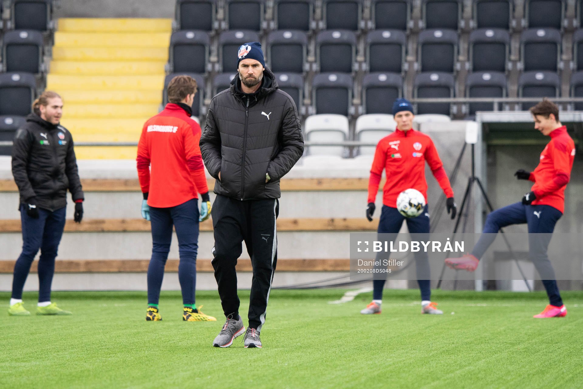 Helsingborgs tränare Olof Mellberg
