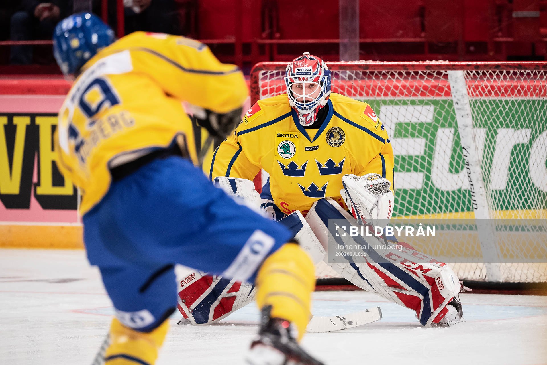 goaltender Lars Johansson