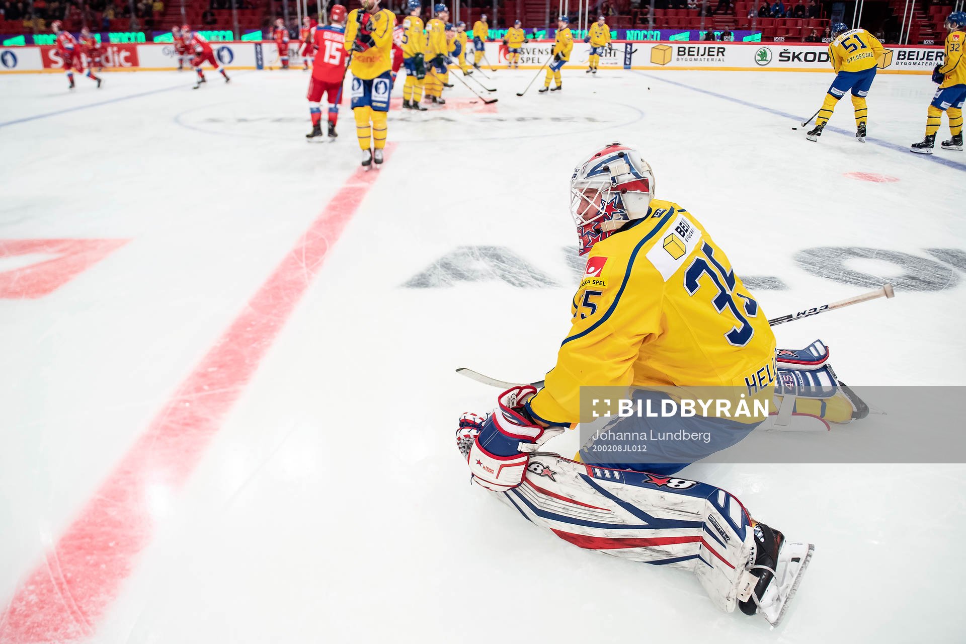 goaltender Magnus Hellberg