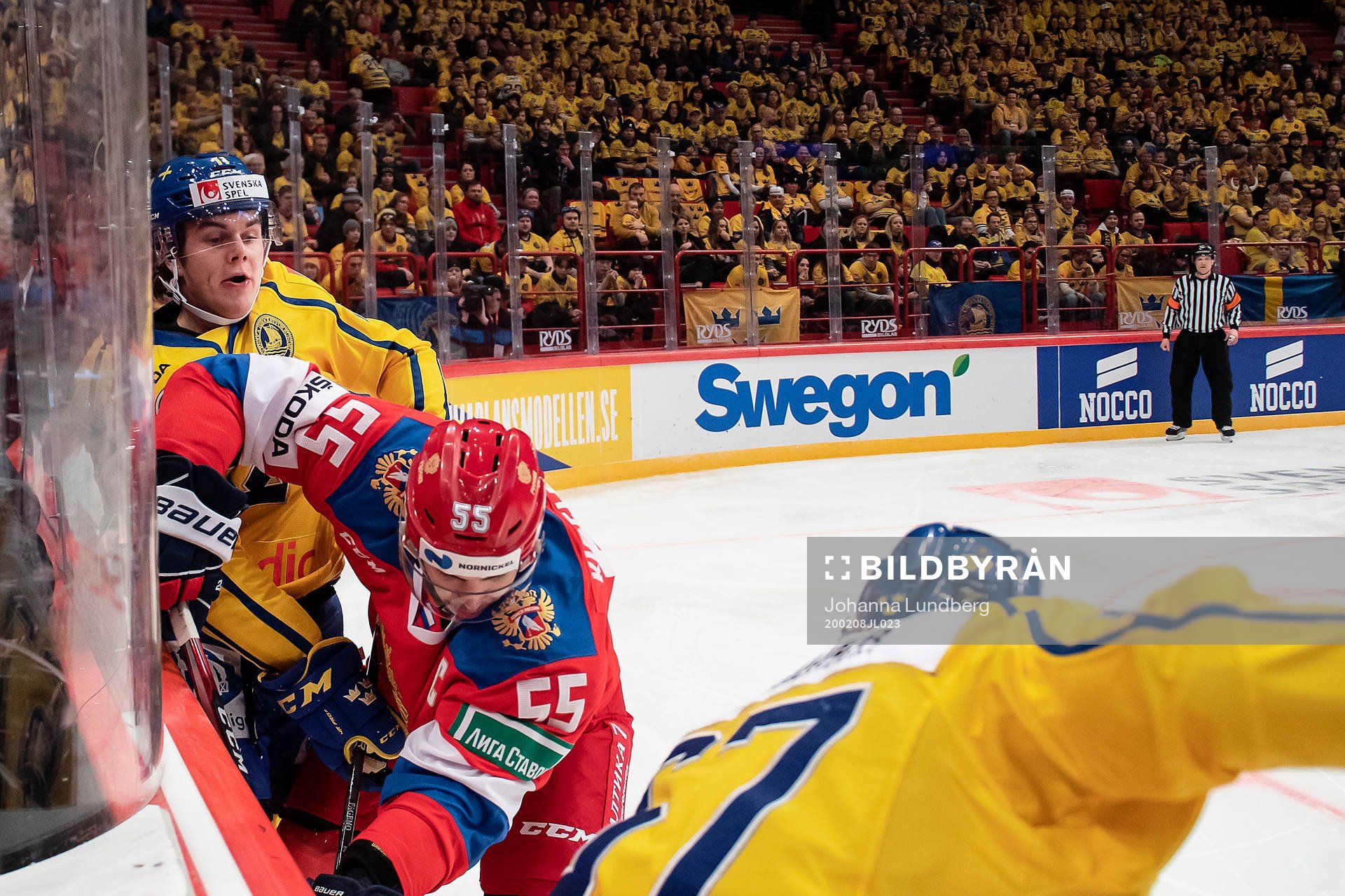 Samuel Fagemo of Sweden and Bogdan Kiselevich of Russia
