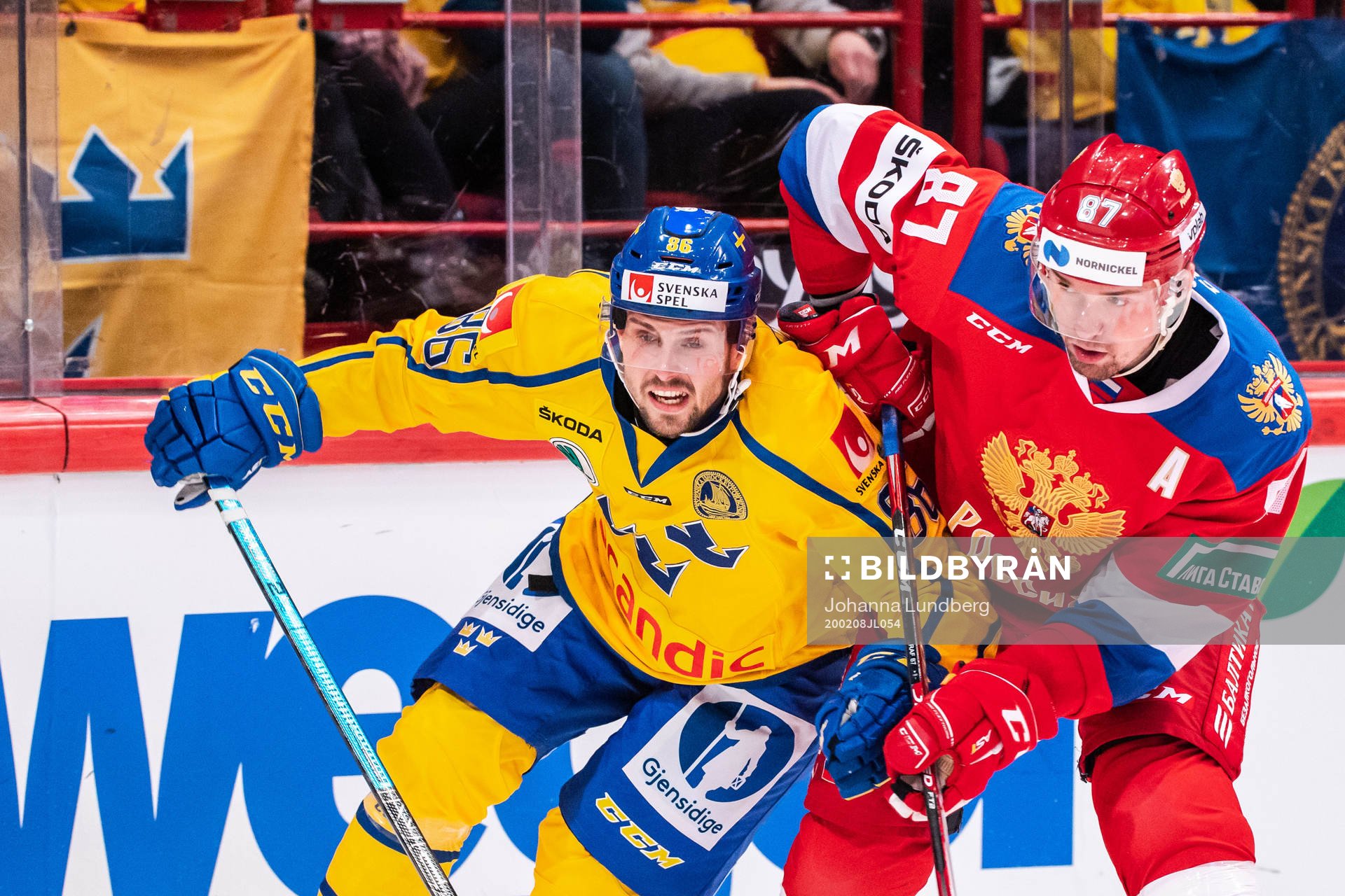 Mathias Bromé of Sweden and Rushan Rafikov of Russia
