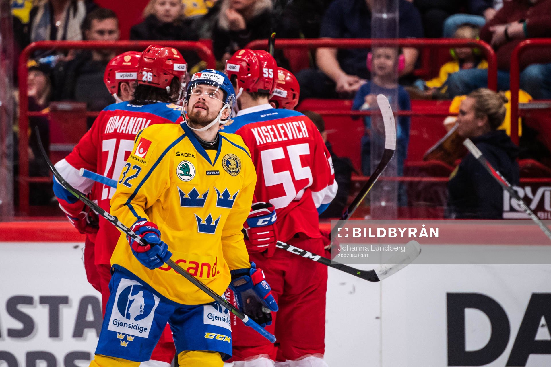 Lukas Bengtsson of Sweden looks dejected