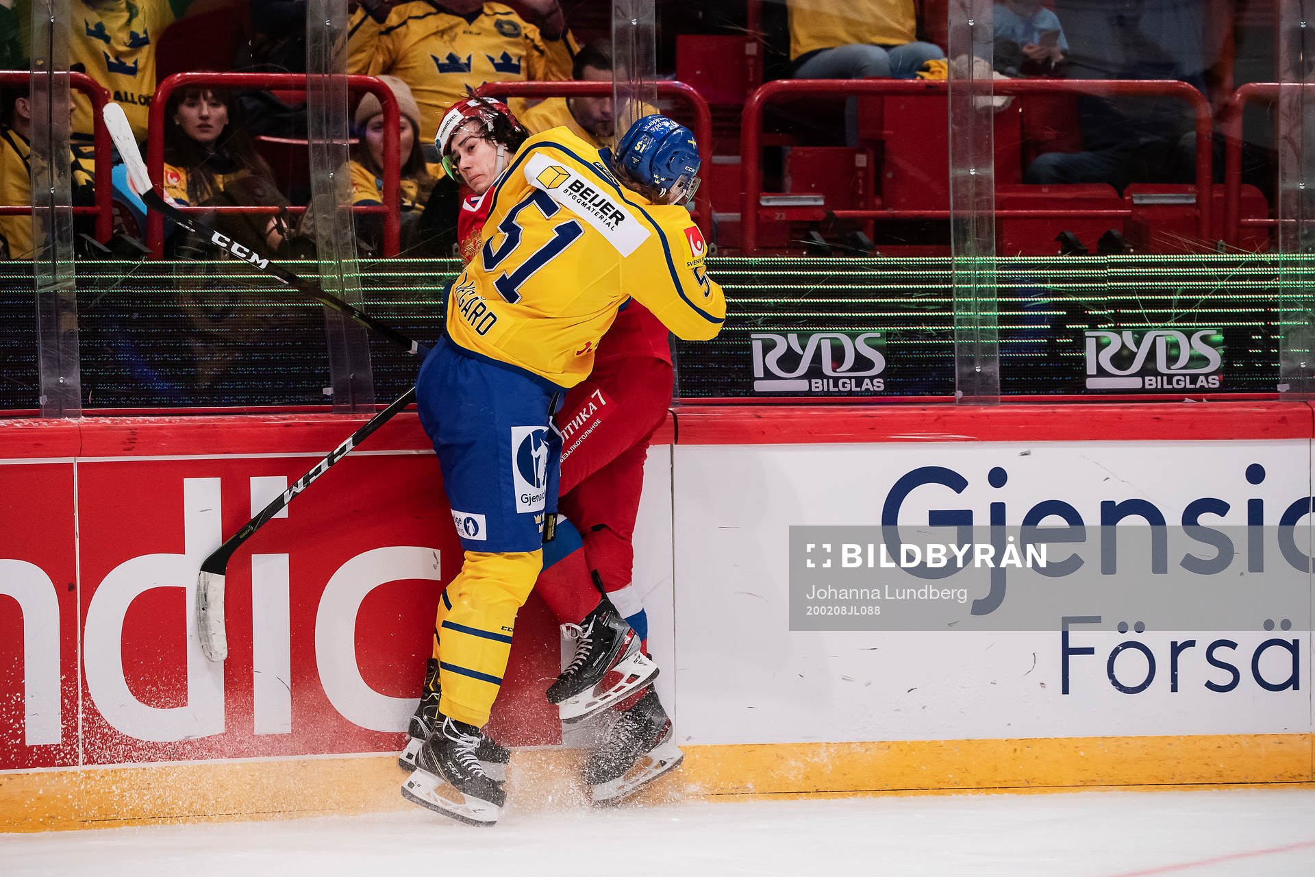 Alexander Romanov of Russia and Emil Sylvegård of Sweden