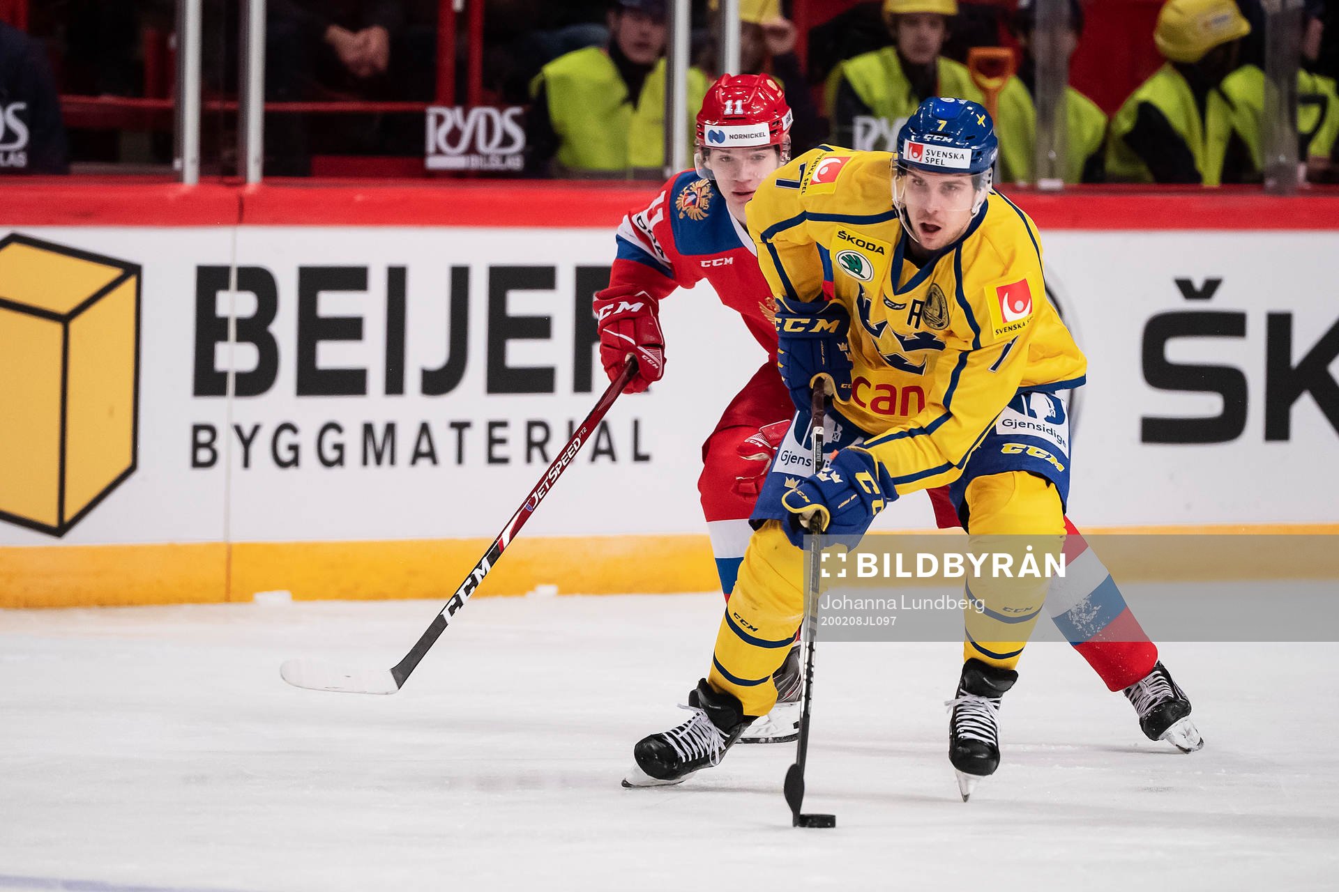 Vasily Podkolzin of Russia and Henrik Tömmernes of Sweden