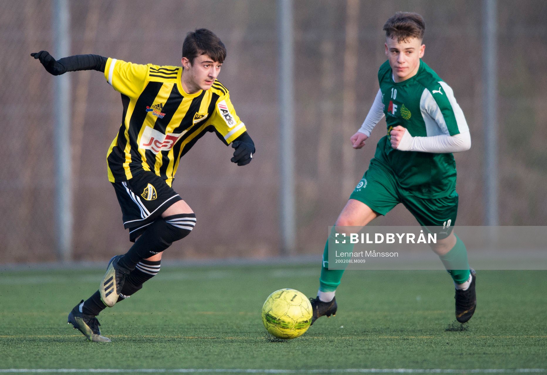 IFK Hässleholms Armin Culum, 16 år, i träningsmatchen