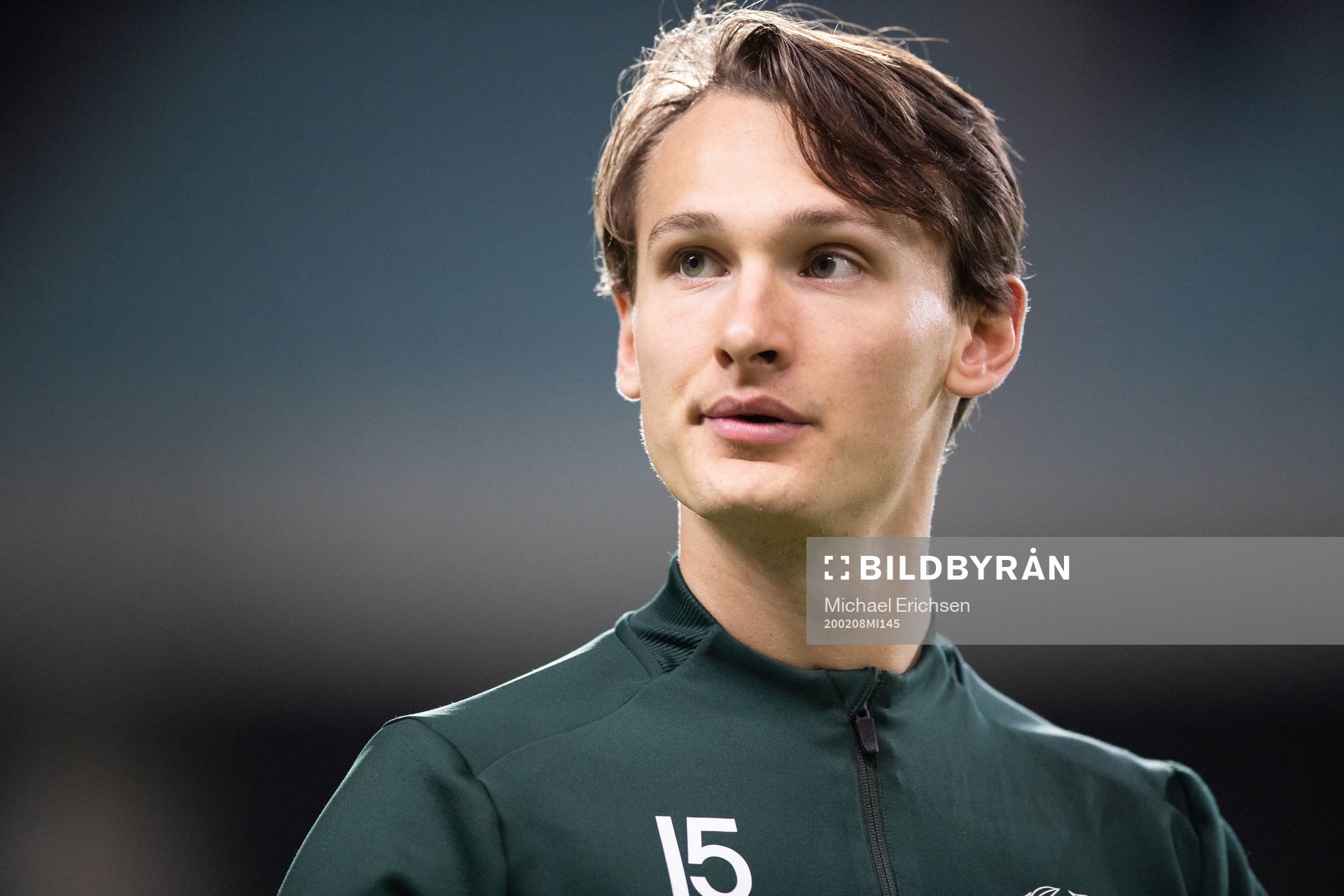 Hjalmar Ekdal of Hammarby prior to the friendly match