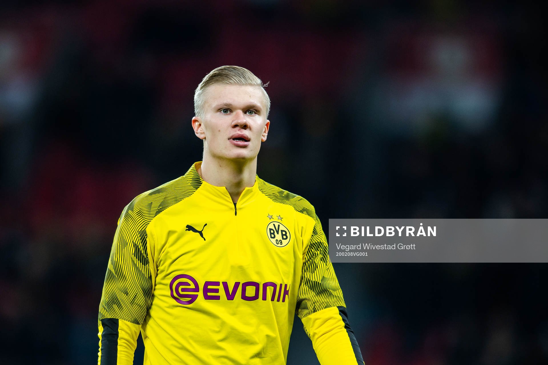 Erling Braut Haaland of Borussia Dortmund