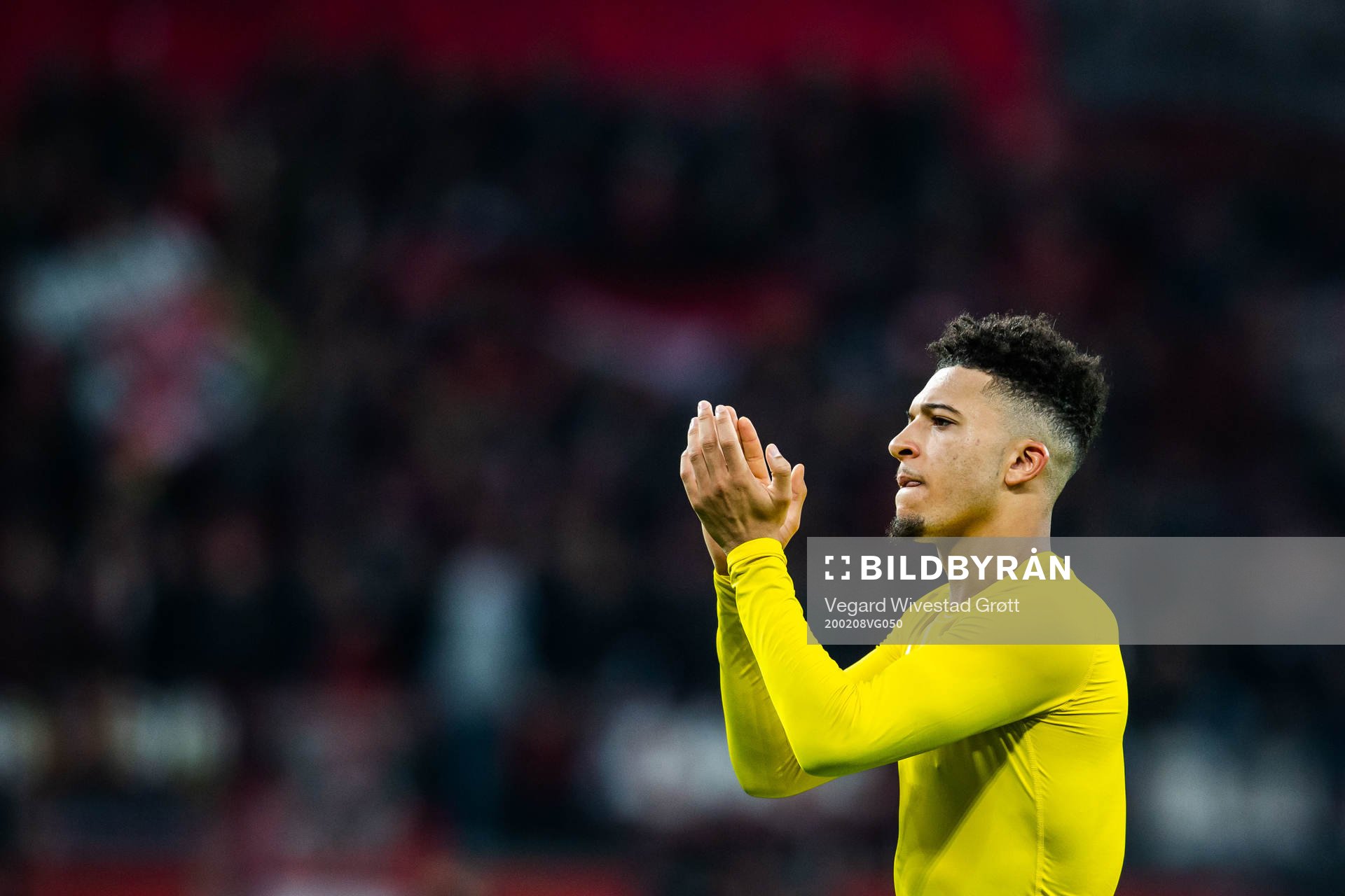 Jadon Sancho of Borussia Dortmund