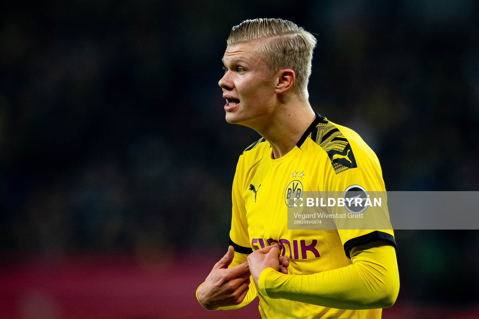 Erling Braut Haaland of Borussia Dortmund