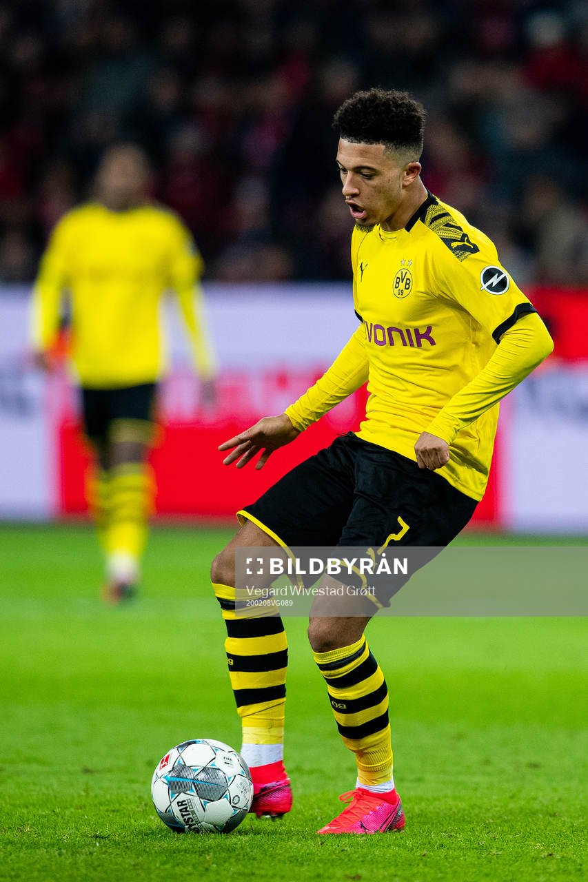Jadon Sancho of Borussia Dortmund