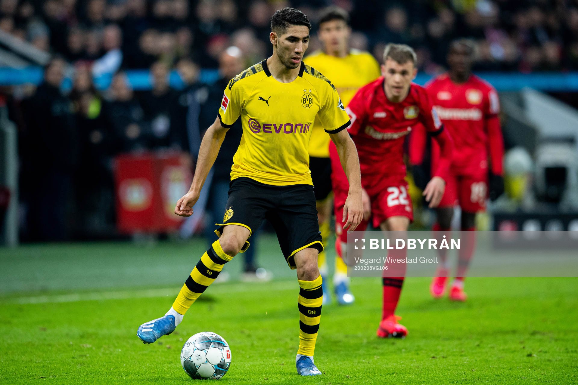 Achraf Hakimi of Borussia Dortmund