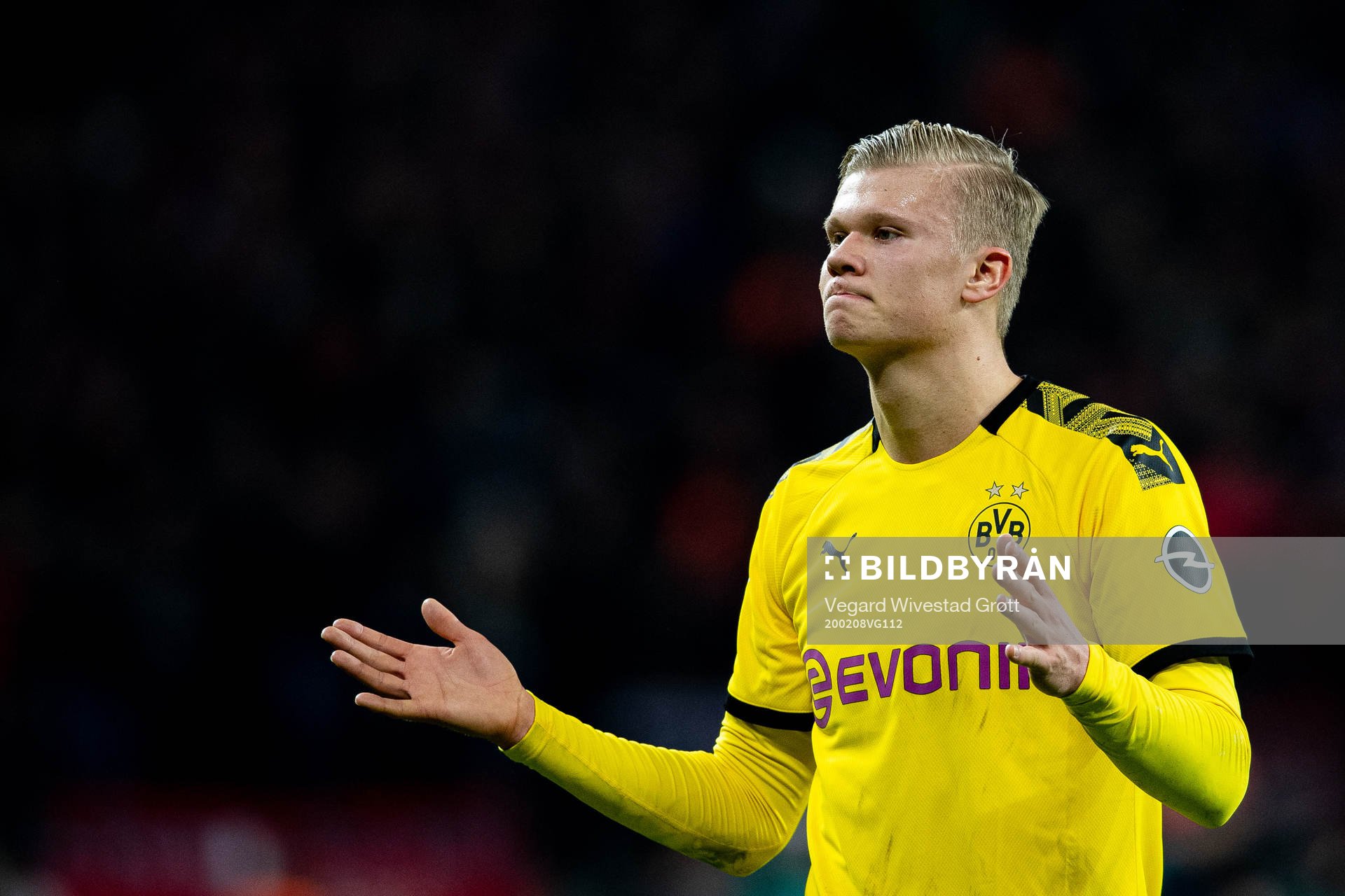 Erling Braut Haaland of Borussia Dortmund