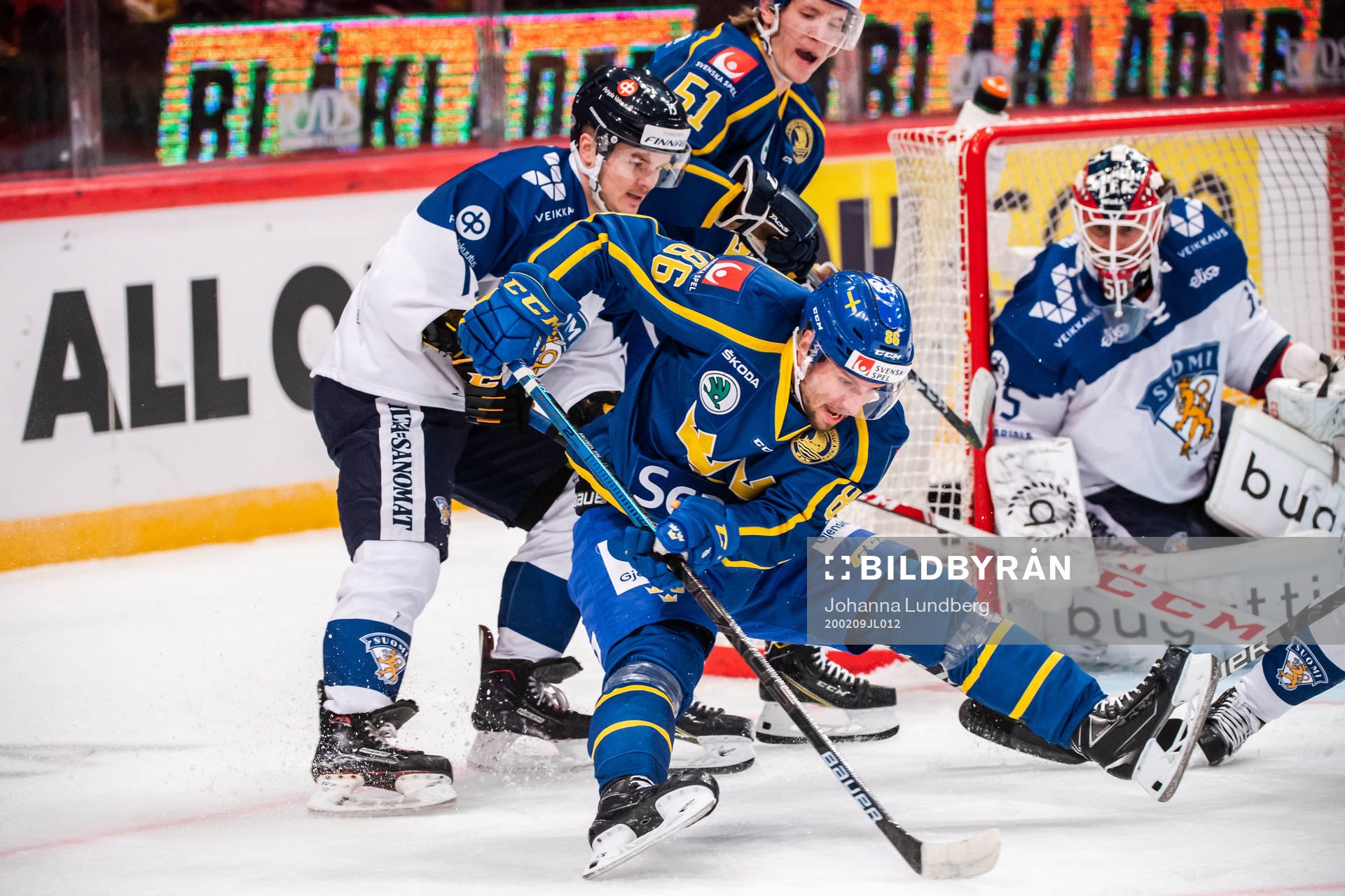 Jarkko Parikka of Finland and Mathias Bromé of Sweden