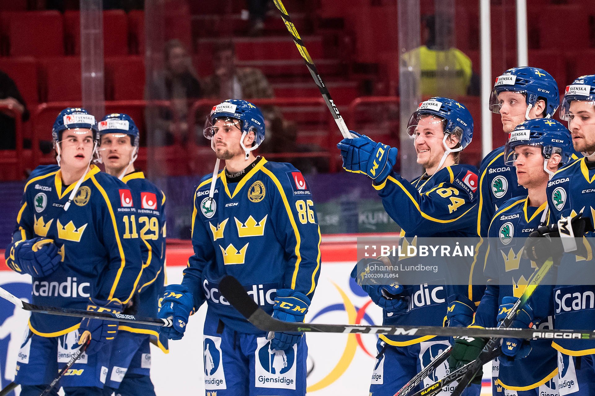 Samuel Fagemo, Sebastian Strandberg, Mathias Bromé and