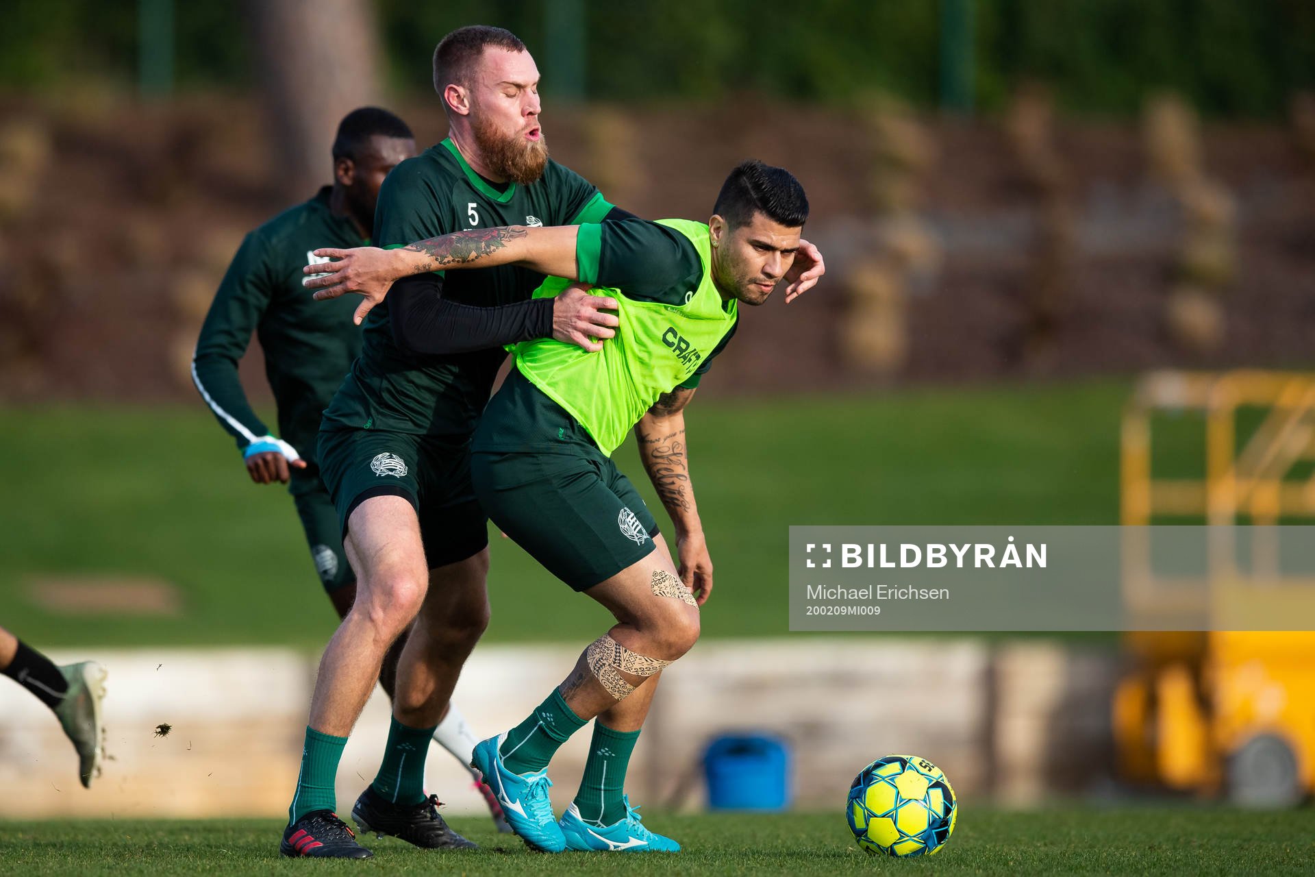 Hammarbys David Fällman och Paulinho