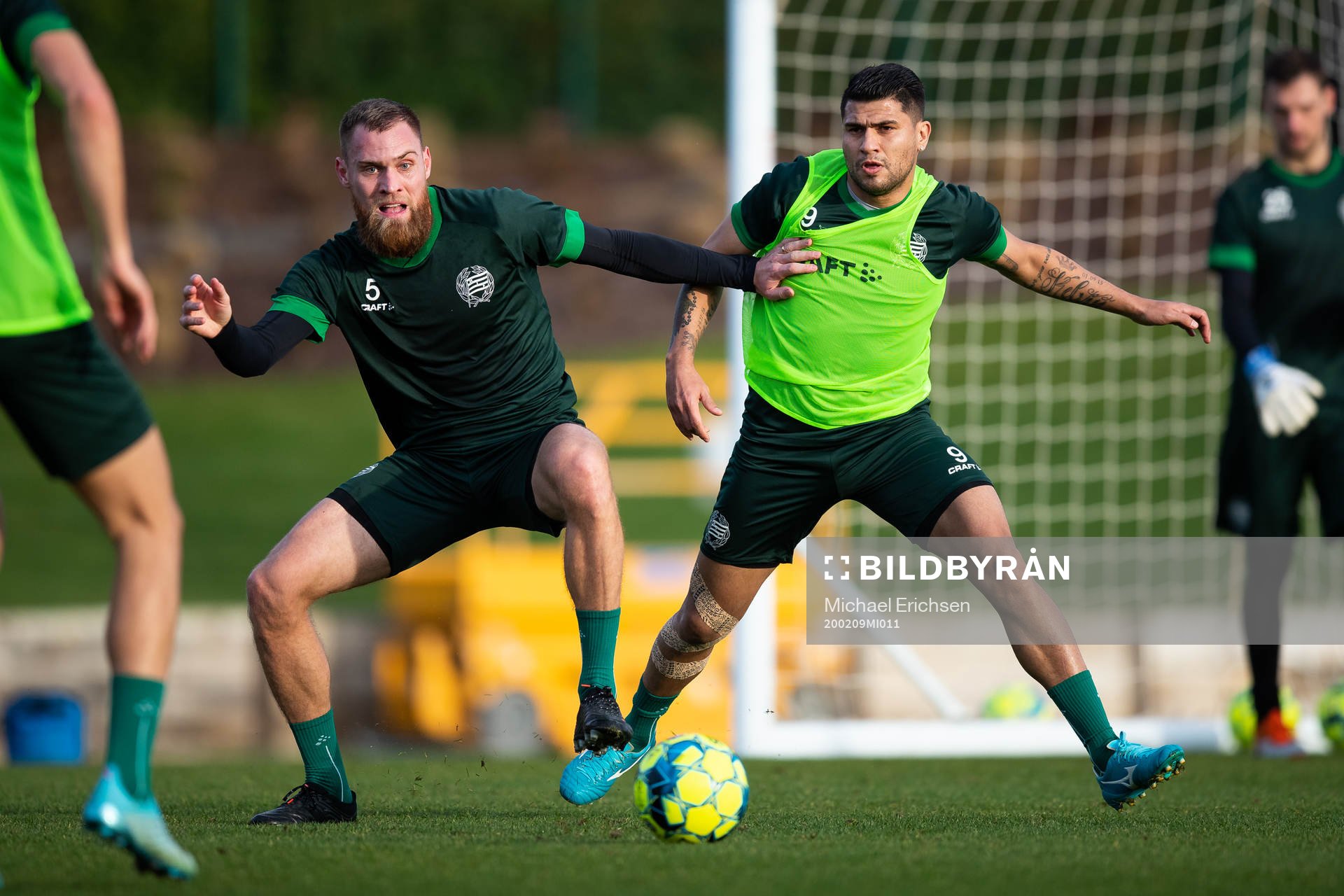 Hammarbys David Fällman och Paulinho