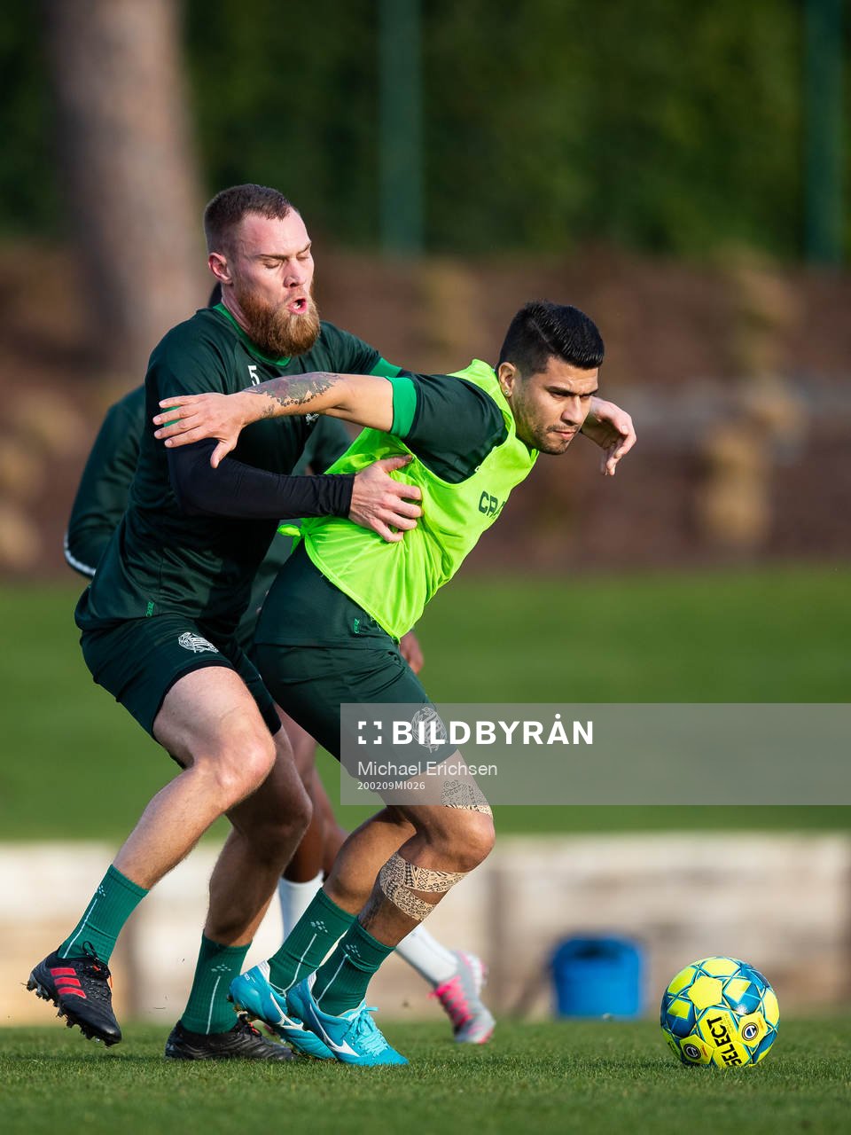 Hammarbys David Fällman och Paulinho