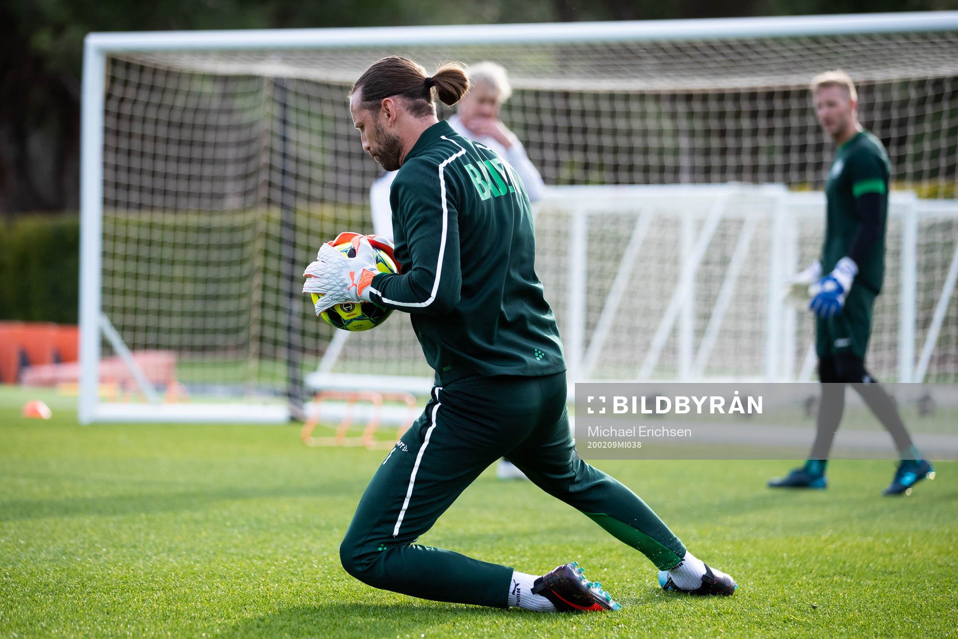 Hammarbys målvakt Johan Wiland