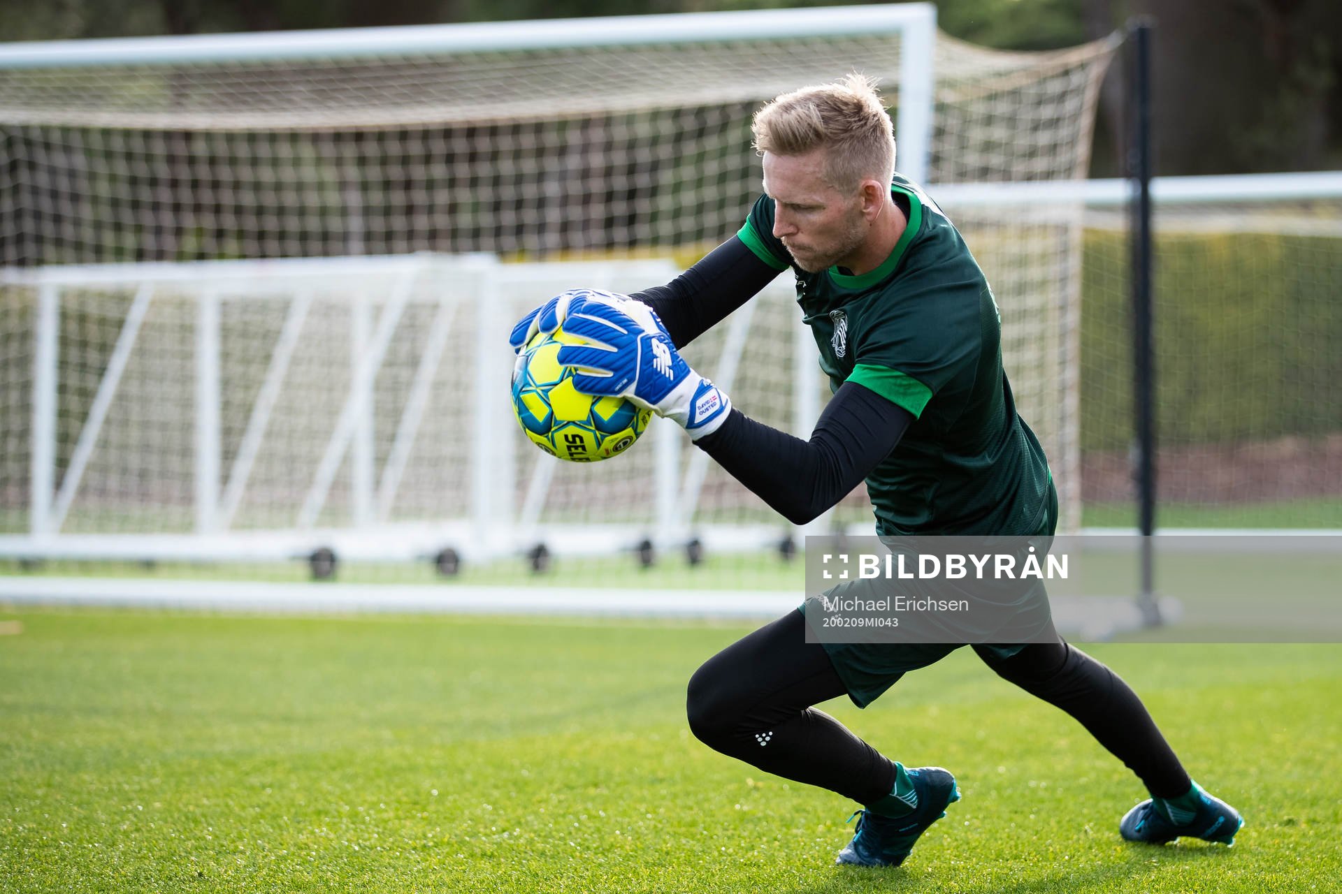 Hammarbys provspelande målvakt David Ousted