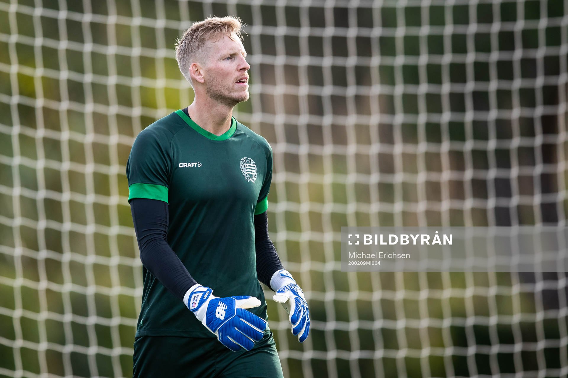 Hammarbys provspelande målvakt David Ousted