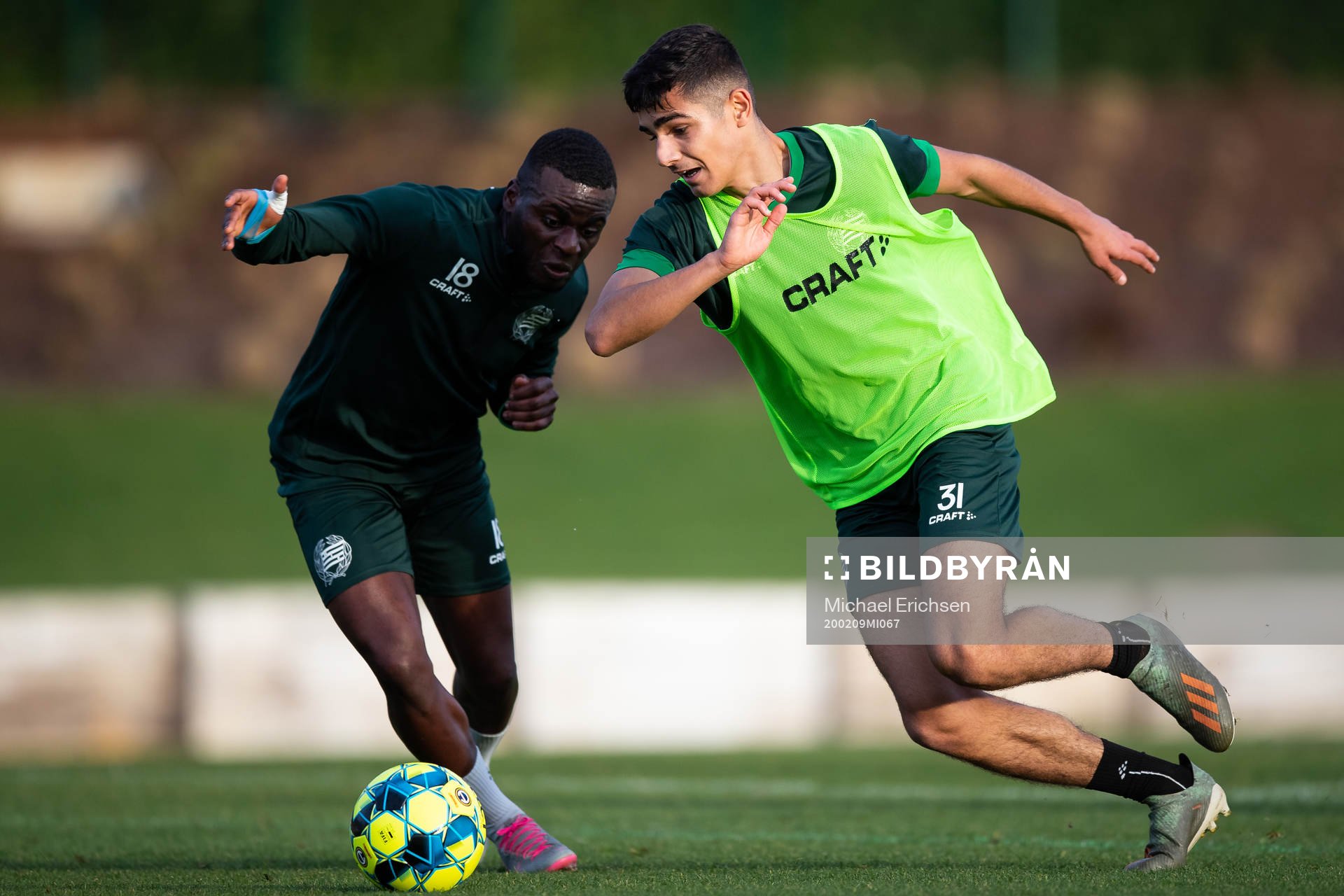 Hammarbys Filston Mawana och Aimar Sher